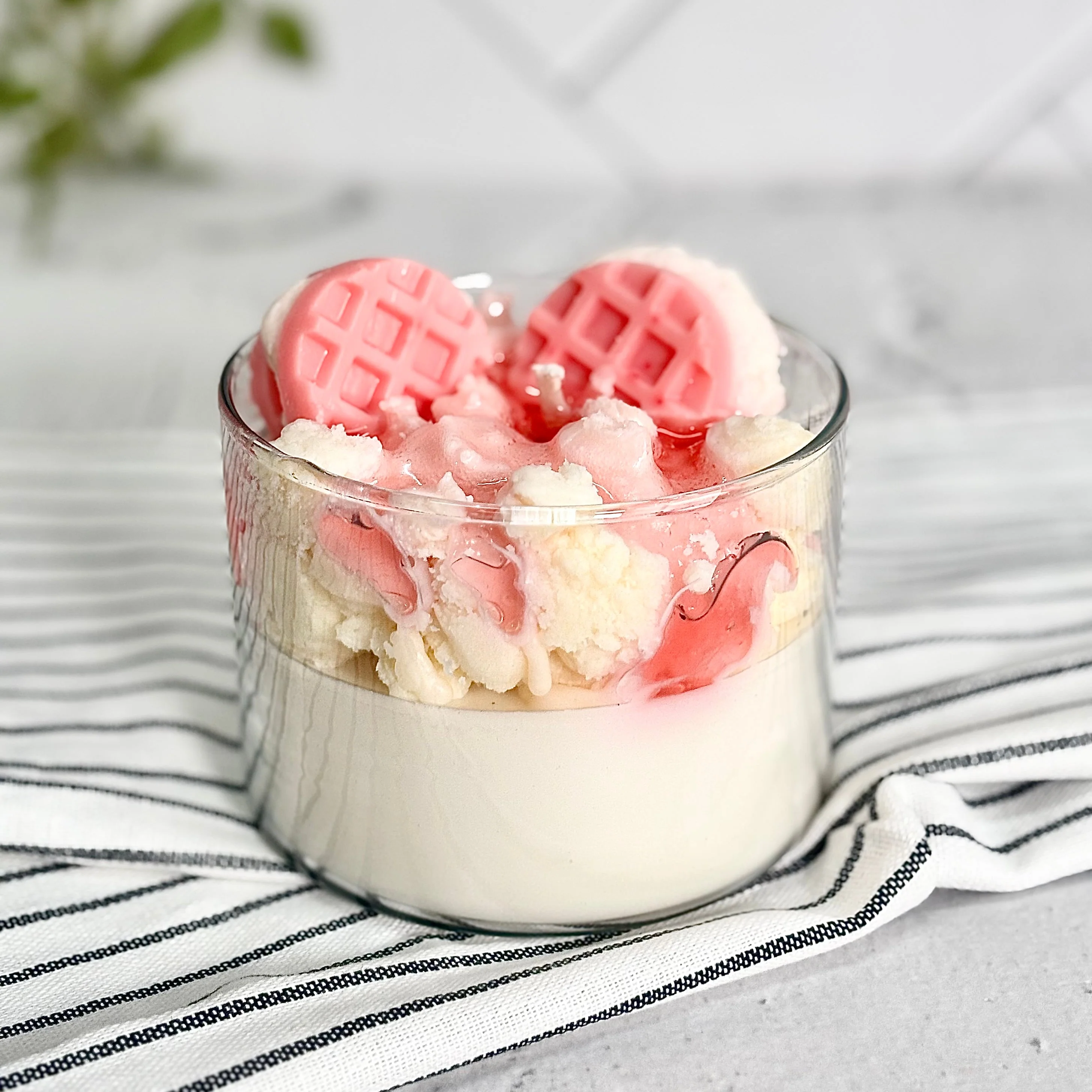 Cotton Candy Decorative Dessert Soy Scented Candle - Image 5