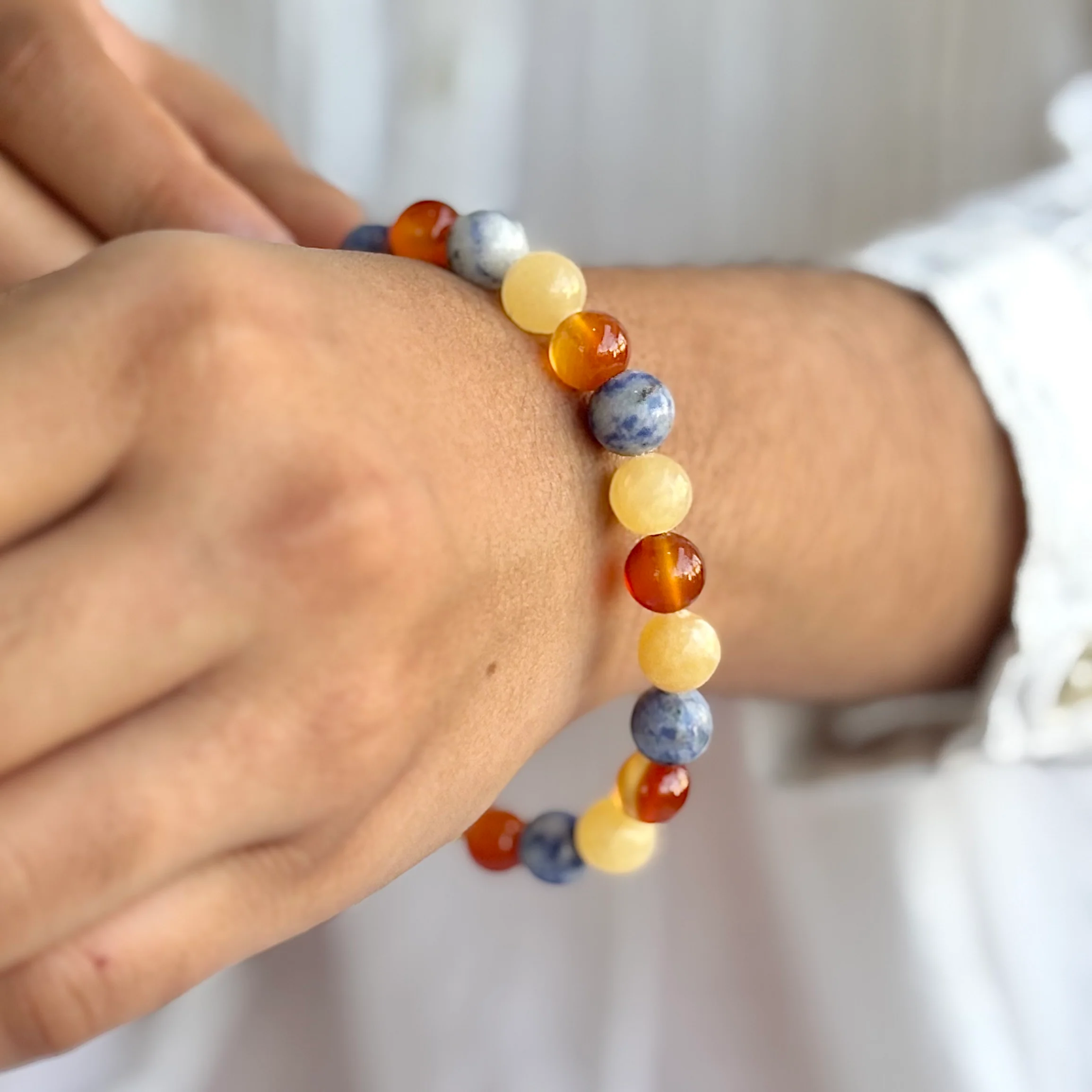 Creativity & Expression - 8mm Bead Bracelet | Combination Bracelet Series - Image 3