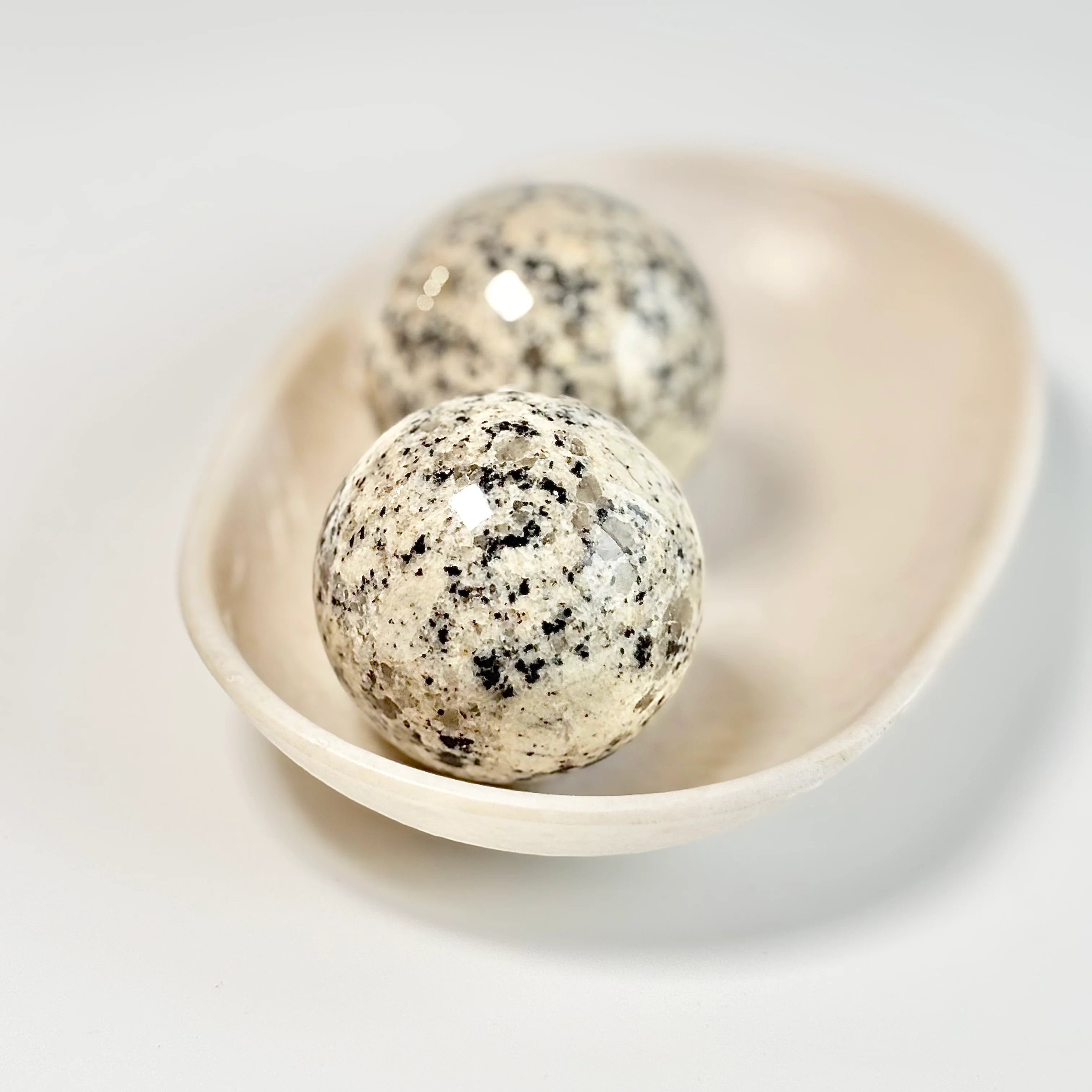 Dalmatian Jasper Sphere - Promotes Joy & Release Negativity - Image 4