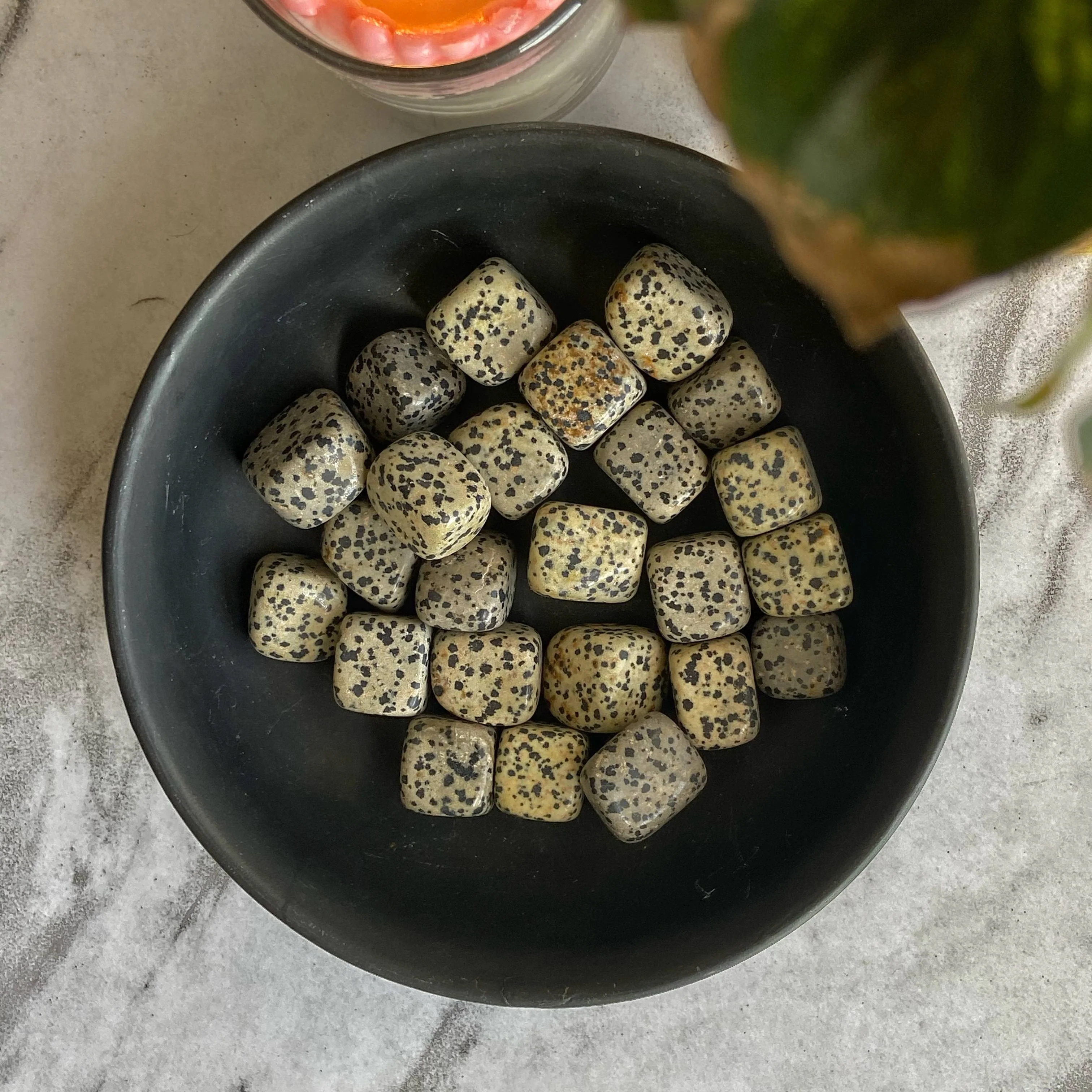 Dalmation Jasper Tumble Stone | Promotes Joy & Release Negativity