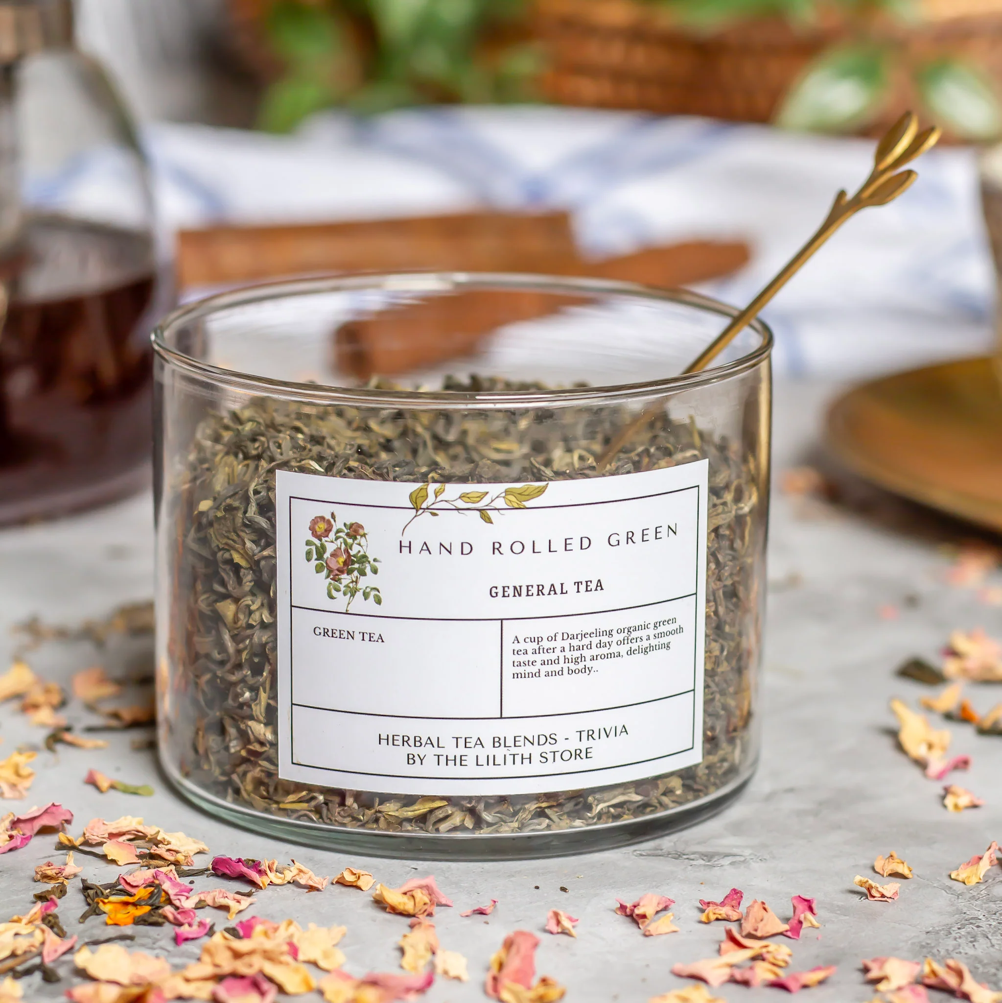 Darjeeling Hand Rolled Green Tea Blend - 100 Gm - Image 3