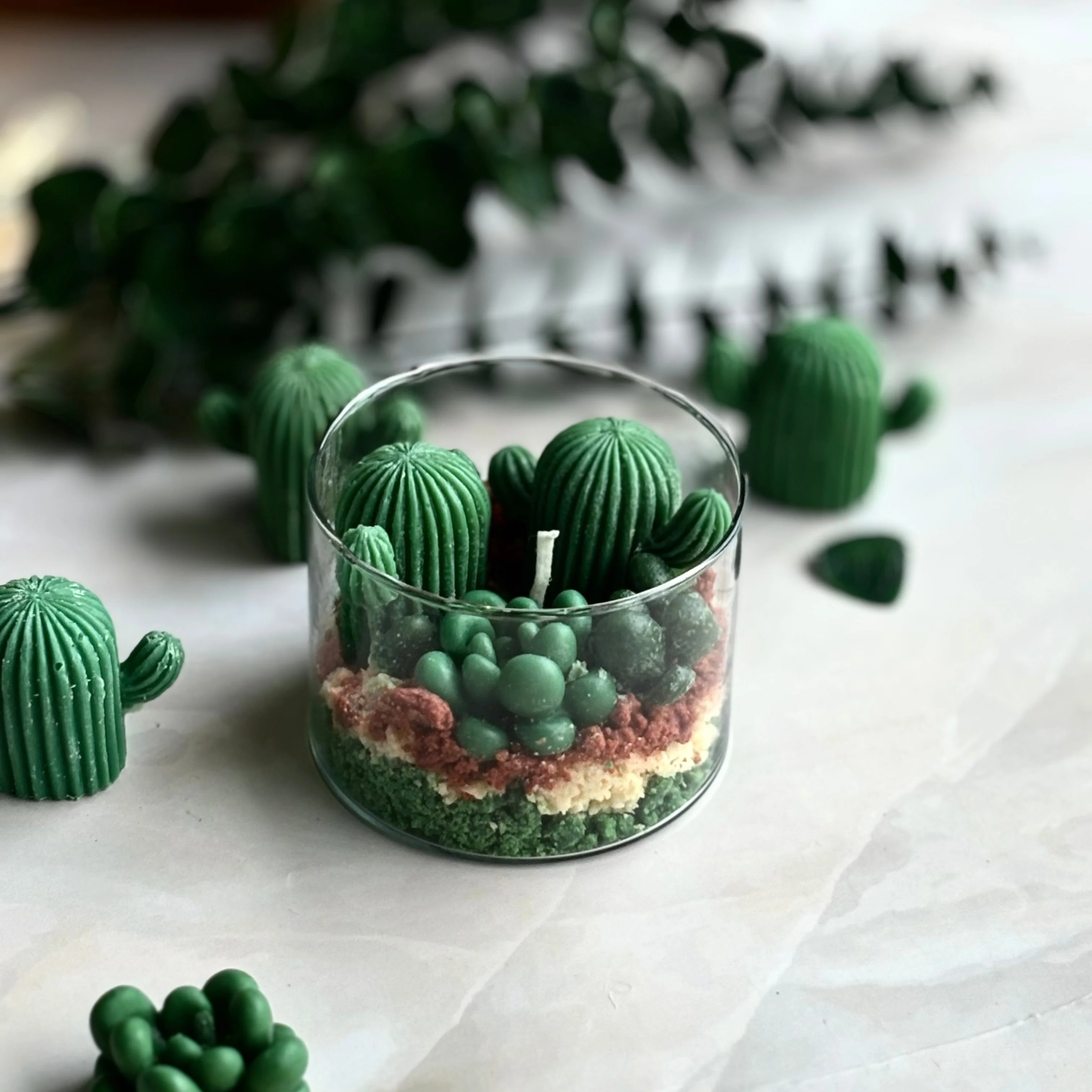 Desert Cactus Soy Wax Candle - Image 4