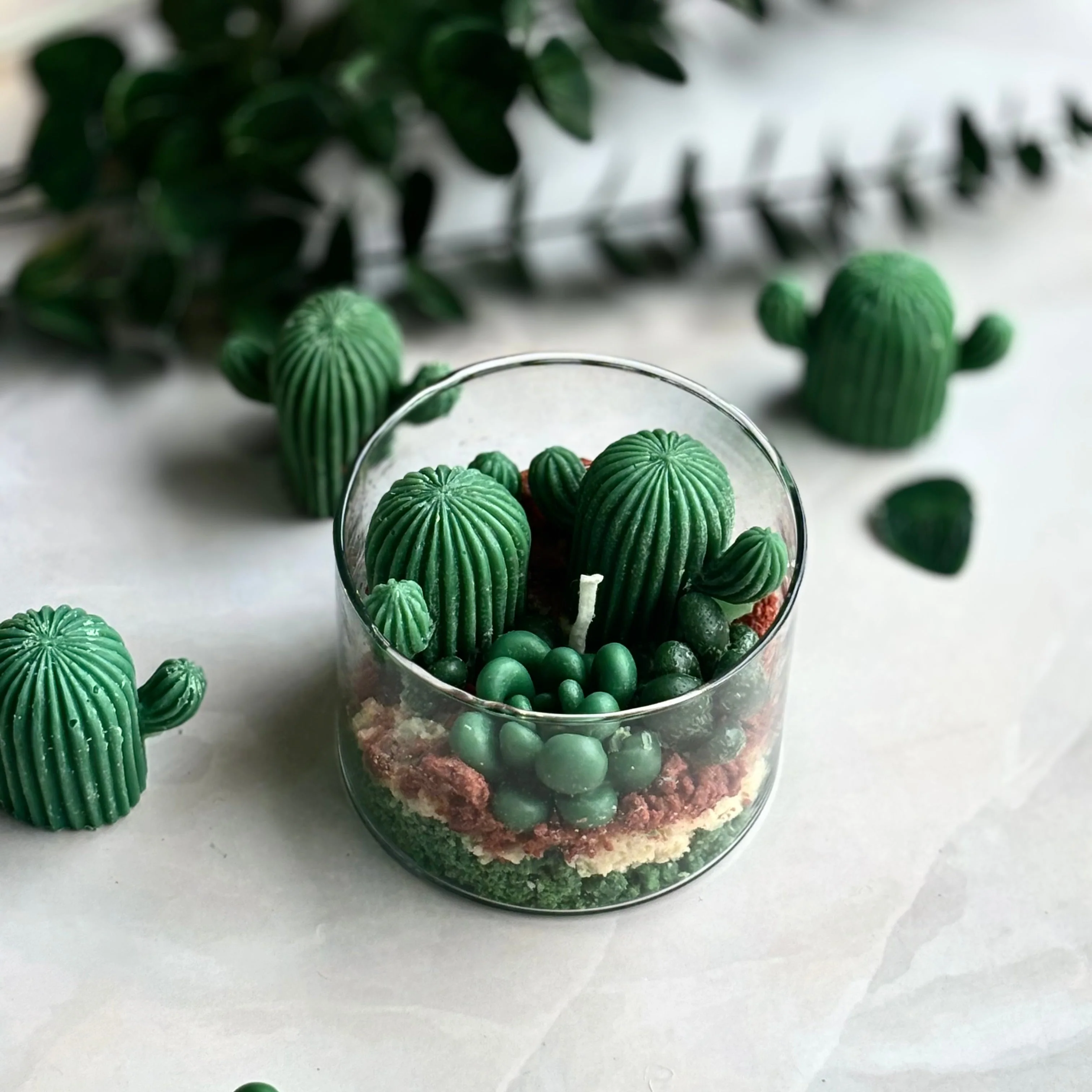 Desert Cactus Soy Wax Candle - Image 5