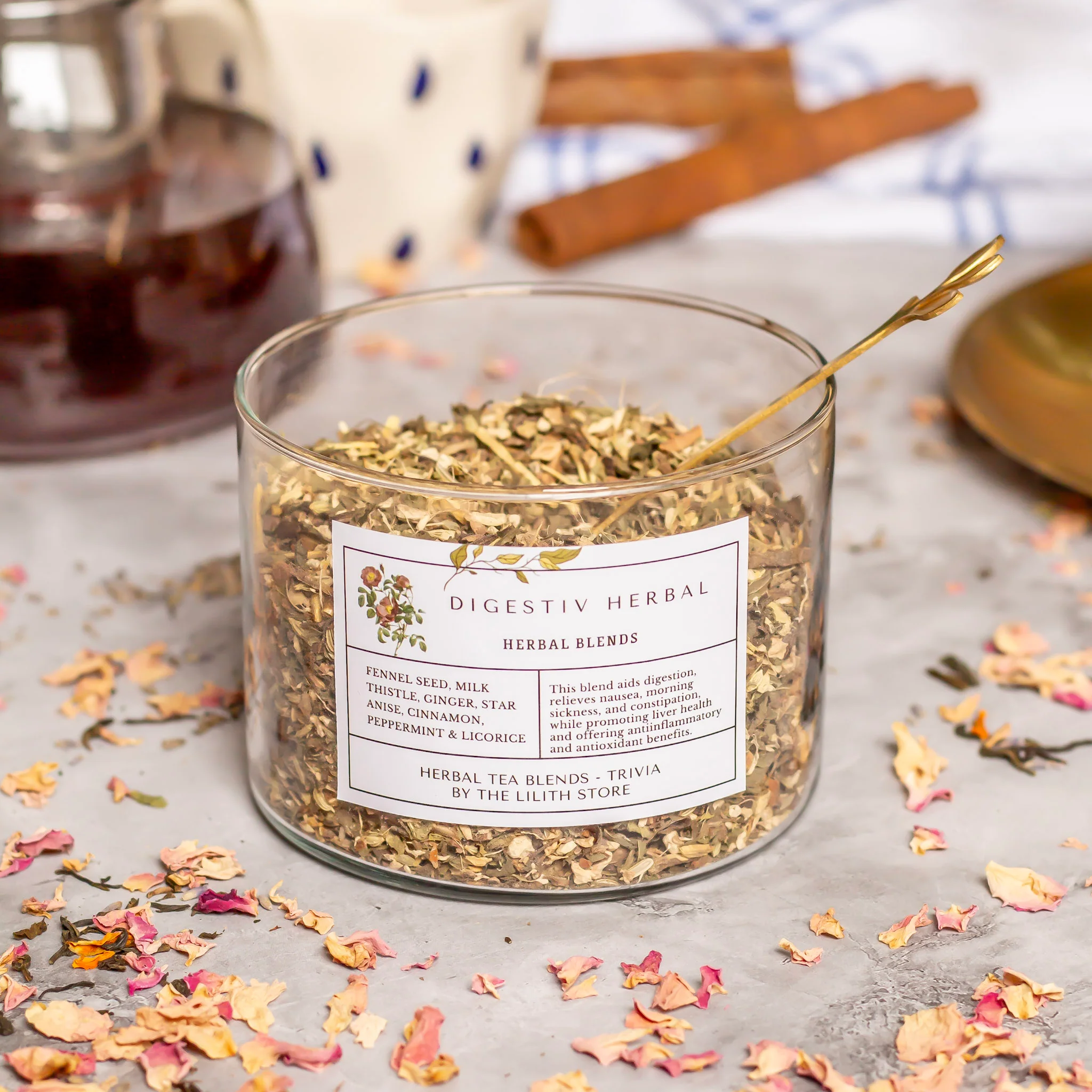 Digestive Herbal Wellness Tea Blend - 100 Gm | Balance & Clarity - Image 3