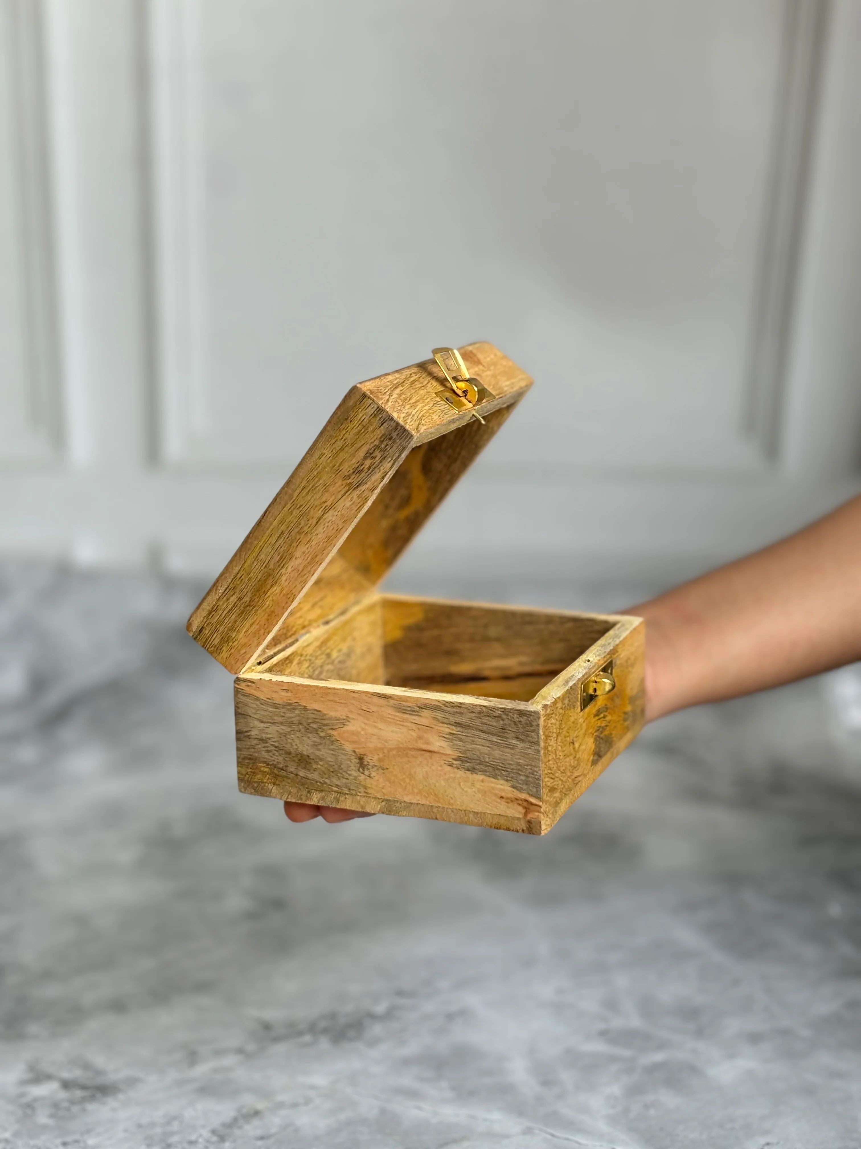 Elementary Pentacle Print wooden box | 4 Inches - Image 5