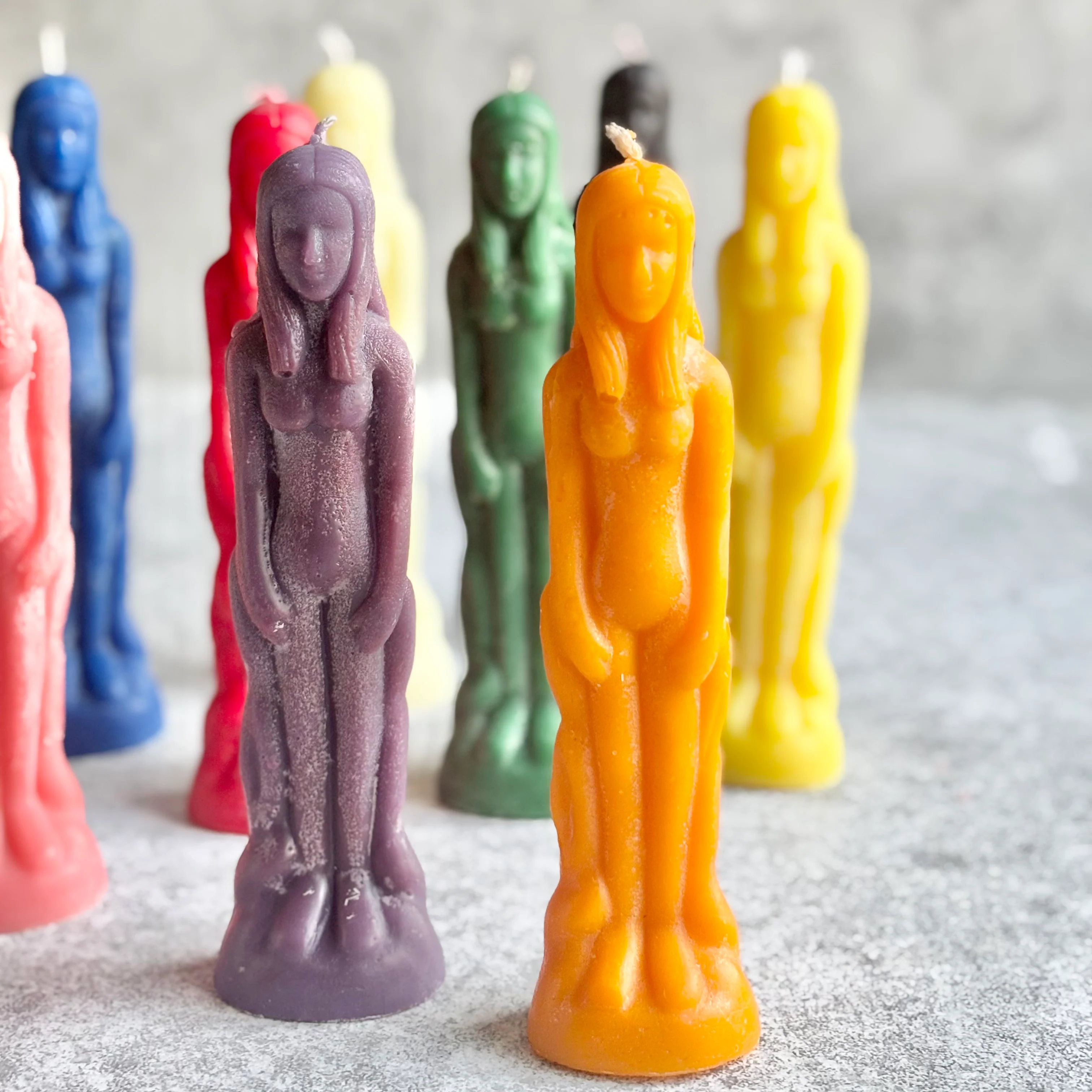 Female Figurine Beeswax Candle | Colour Option Available - Image 5