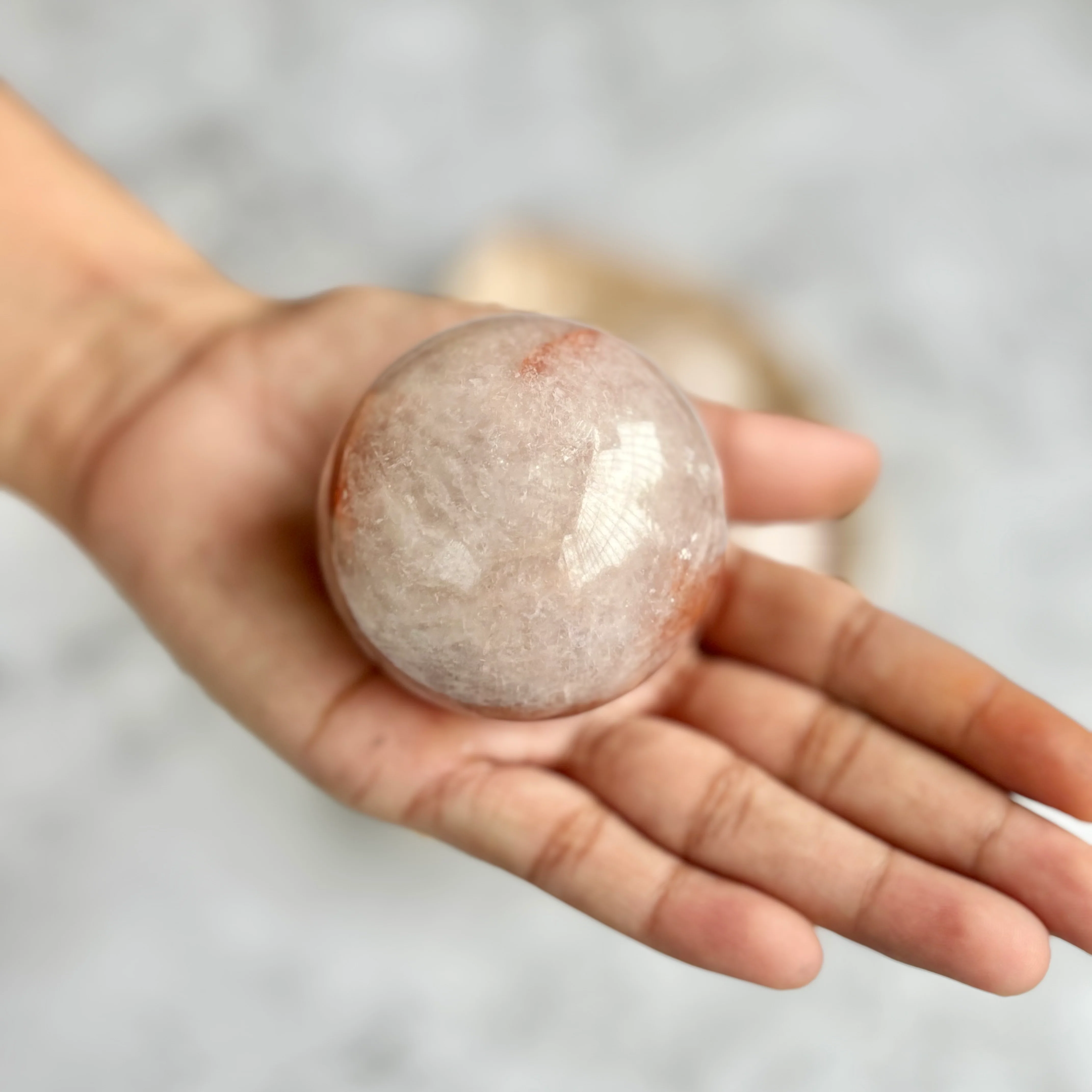Fire Quartz Sphere | Self worth & Self esteem - Image 5
