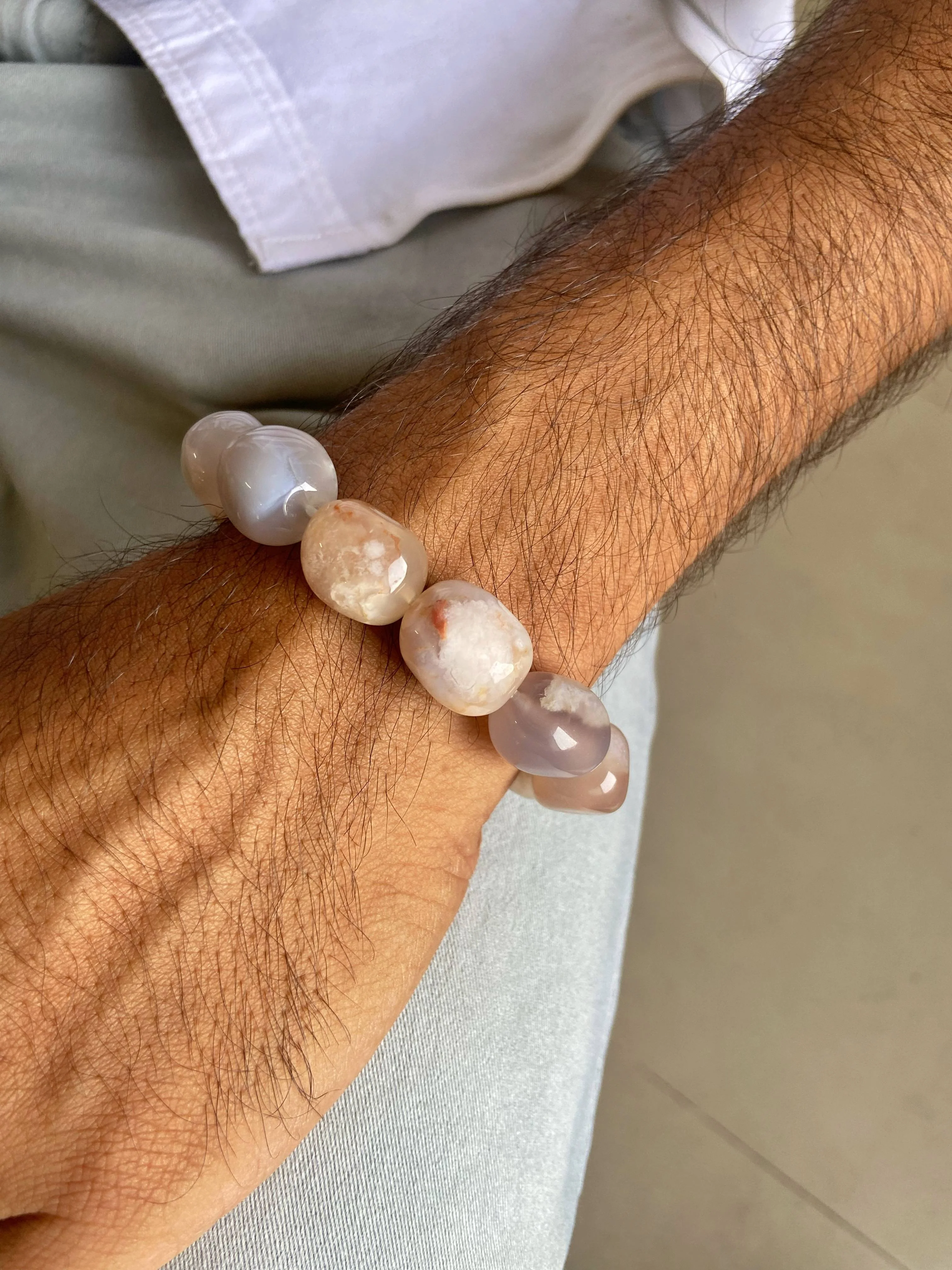 Flower Agate Tumble Bracelet | Bloom in to your Trueself