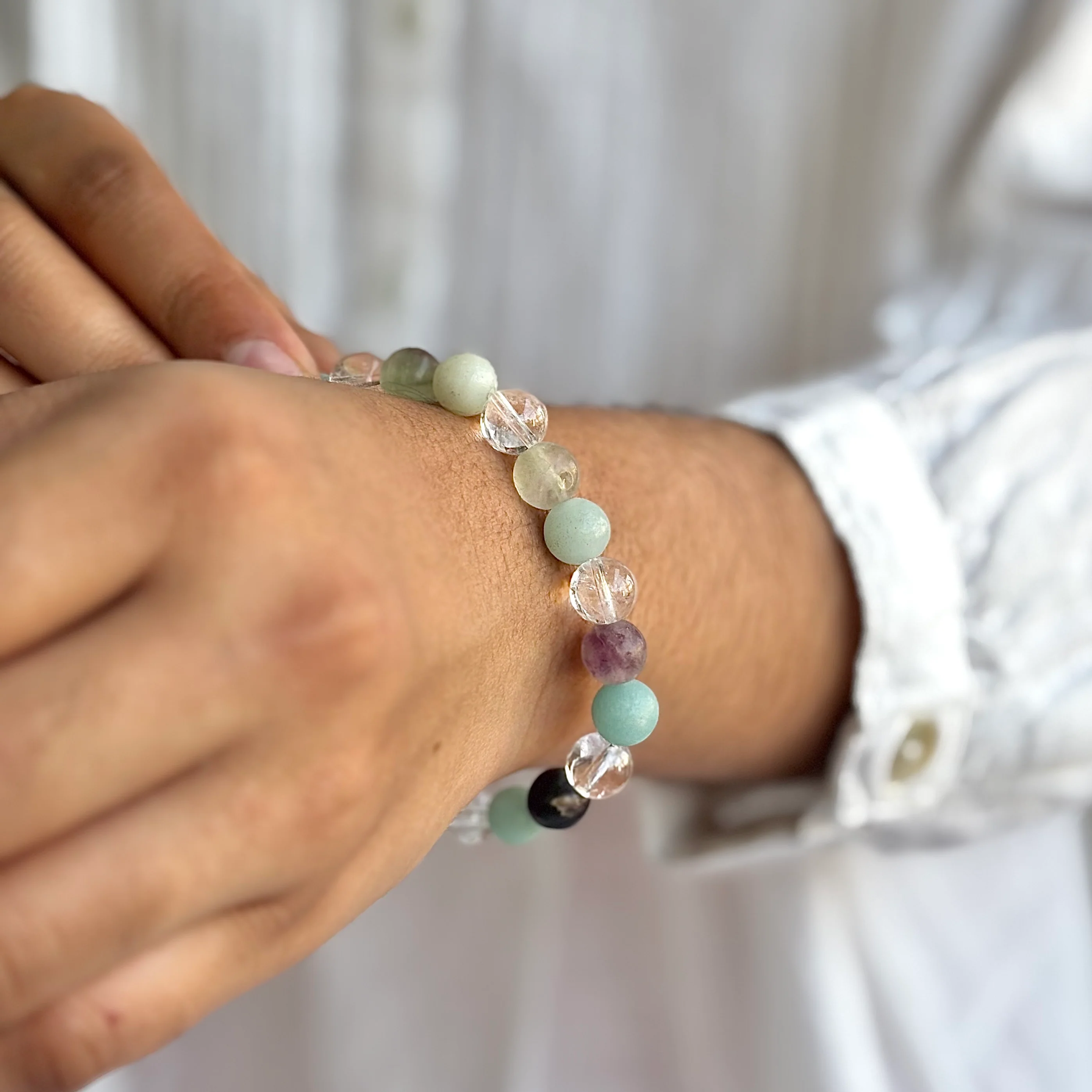 Focus & Memory - 8mm Bead Bracelet | Combination Bracelet Series - Image 2