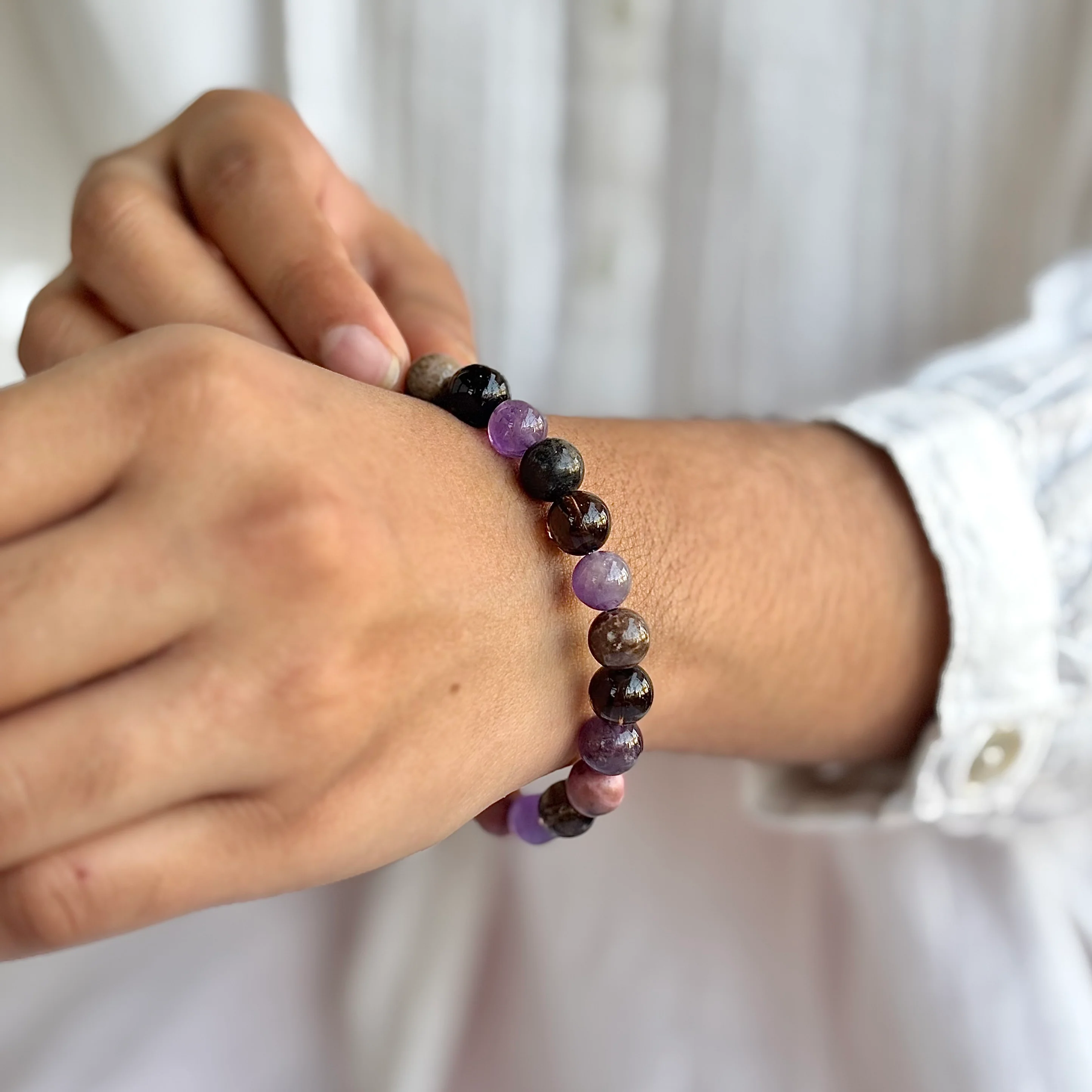Forgiveness & Letting Go - 8mm Bead Bracelet | Combination Bracelet Series - Image 2