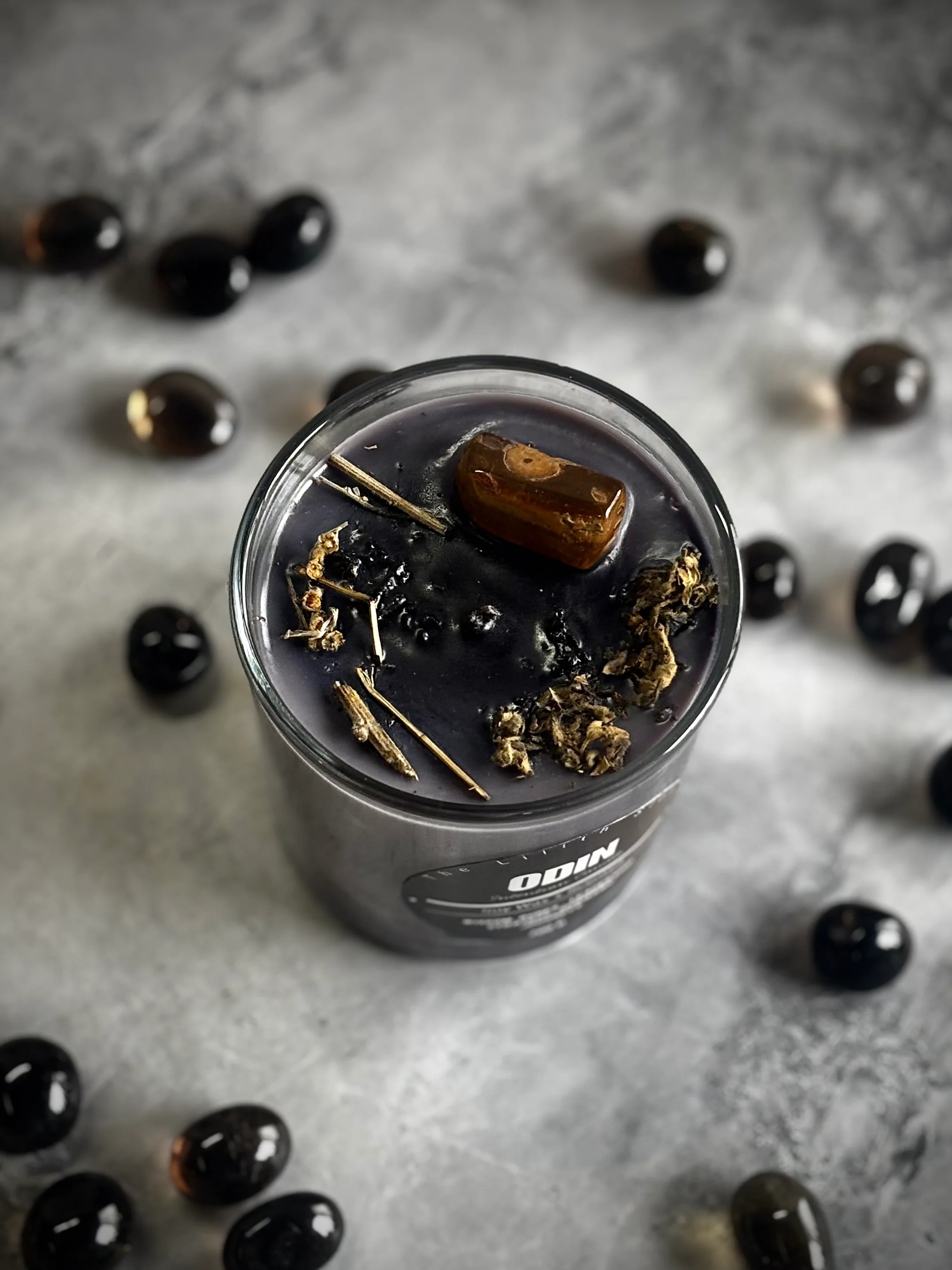 Odin Altar Candle – 200 g Soy Wax Jar Candle for Ritual & Devotion - Image 5
