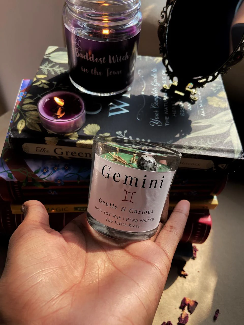 Gemini Zodiac Mini Candle - 60 Gm - Image 2
