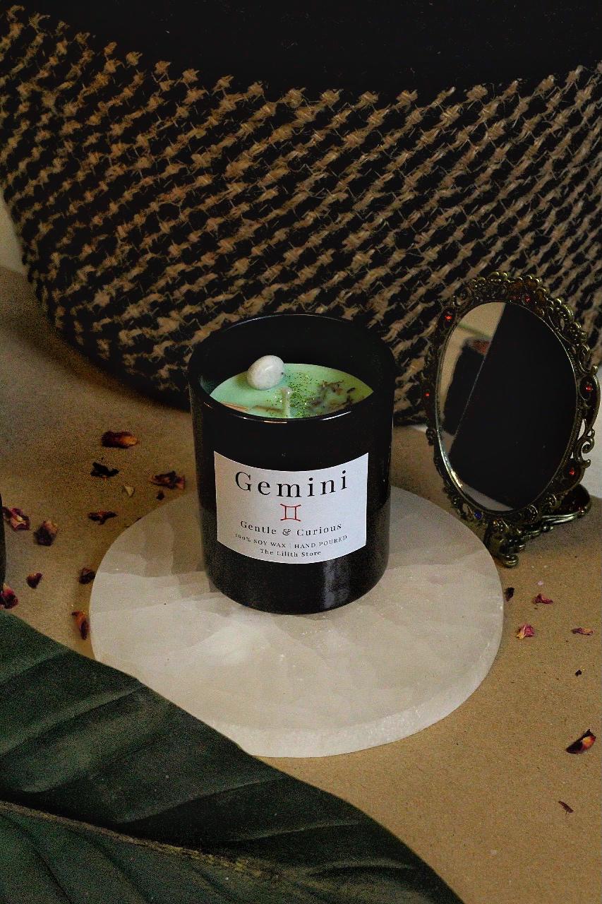 Gemini Zodiac Scented Soy Candle - 170 Gm - Image 3