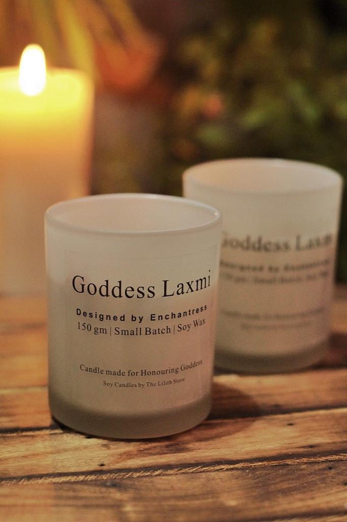 Goddess Lakshmi Candle - 150 Gm Soy Wax - Image 4