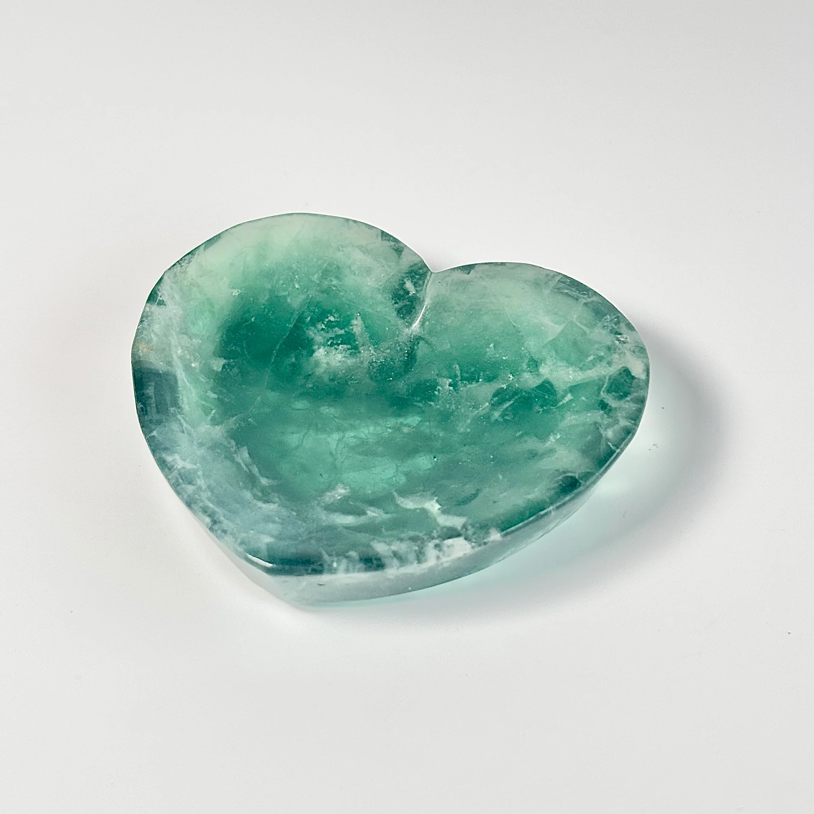 Green Fluorite Heart Bowl