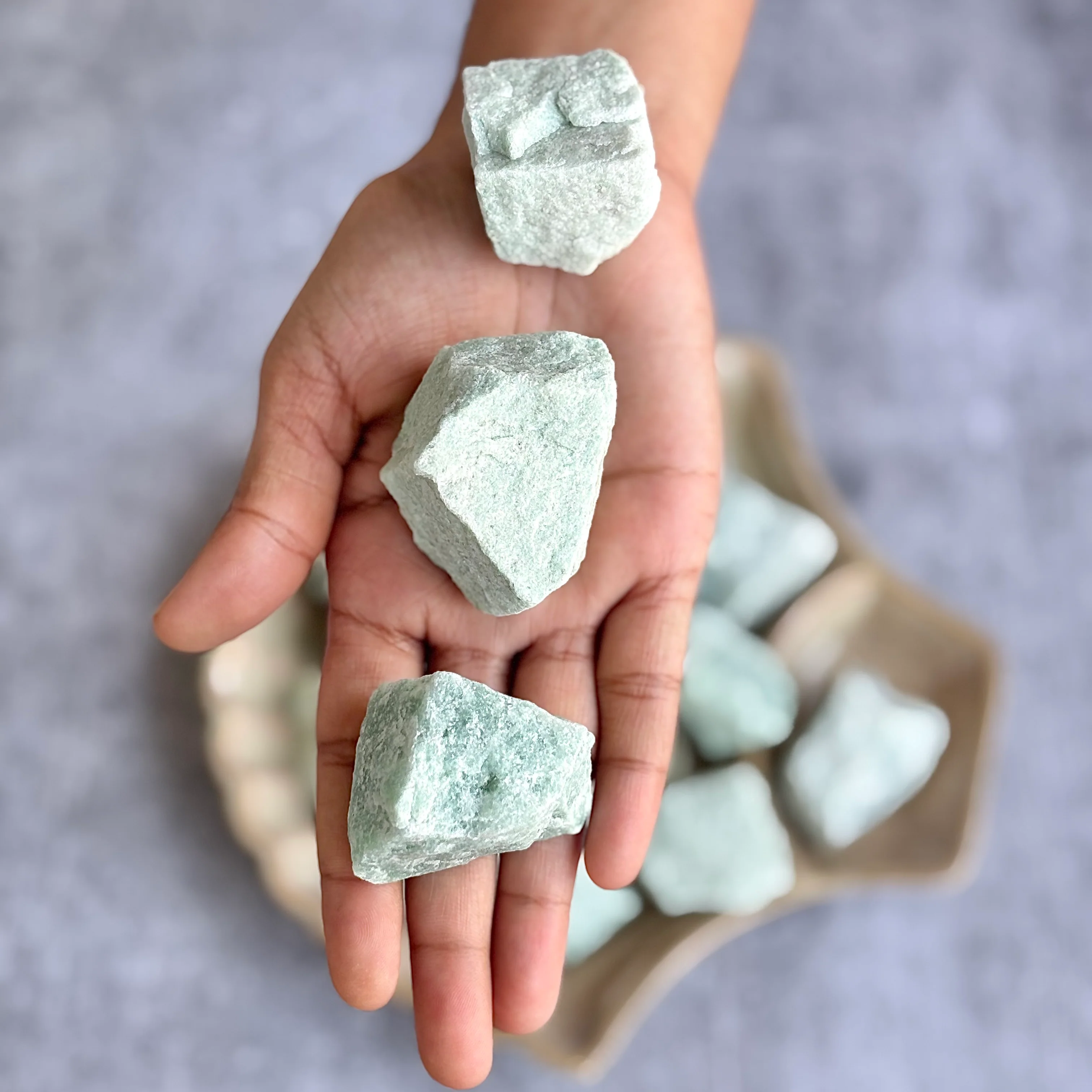 Green Aventurine Mini Raw Stone | Stone for Abundance - Image 4