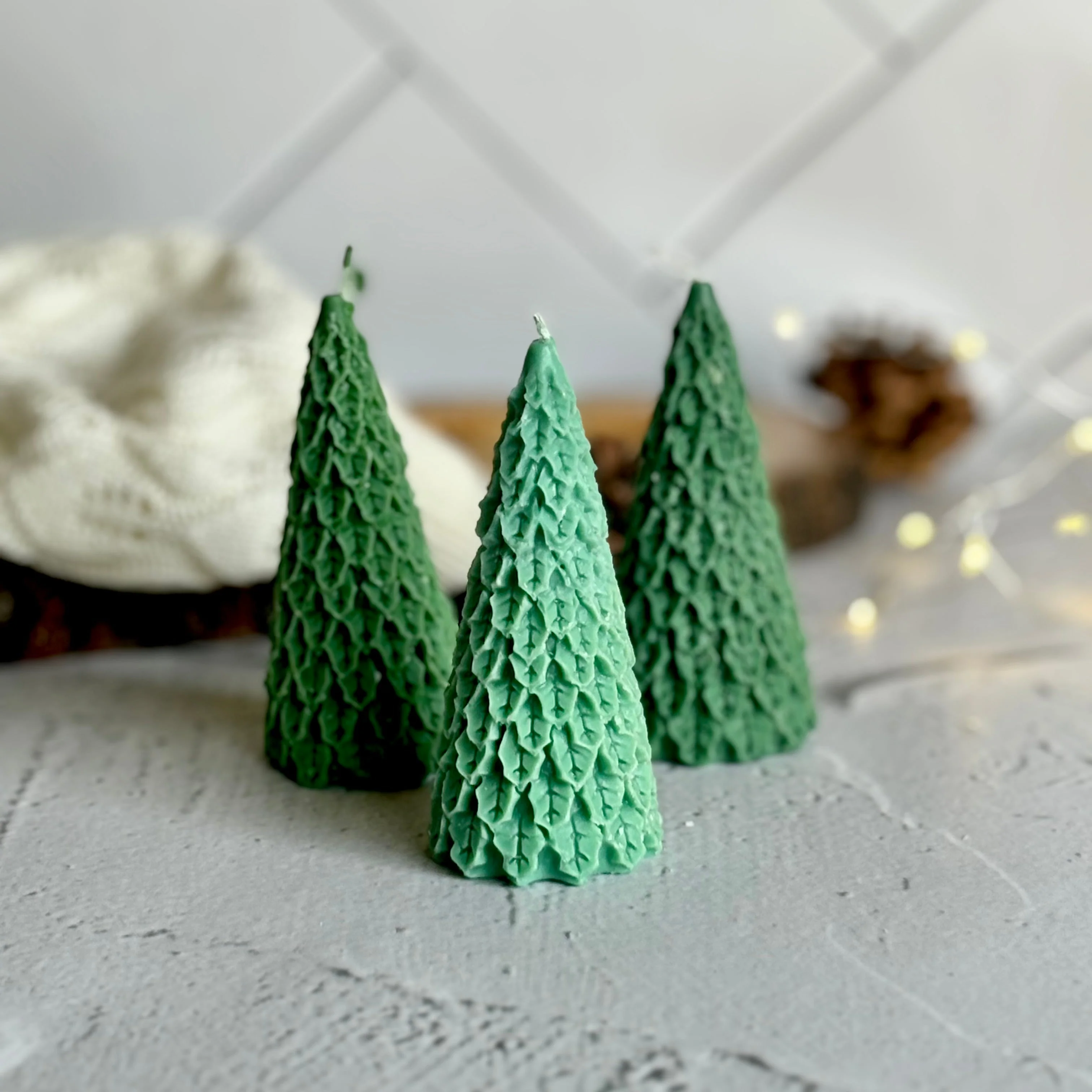 Green Tree | Set of 3 | Soy Candle - Image 3