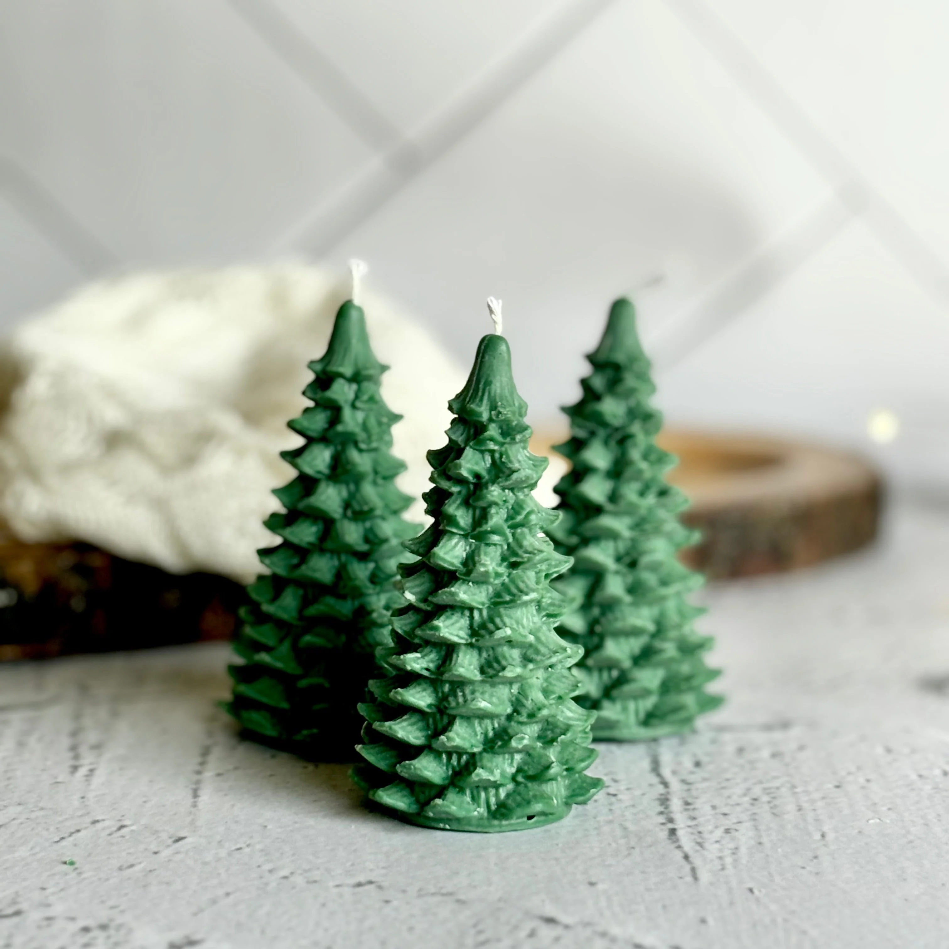 Green Tree | Set of 3 | Soy Candle - Image 3