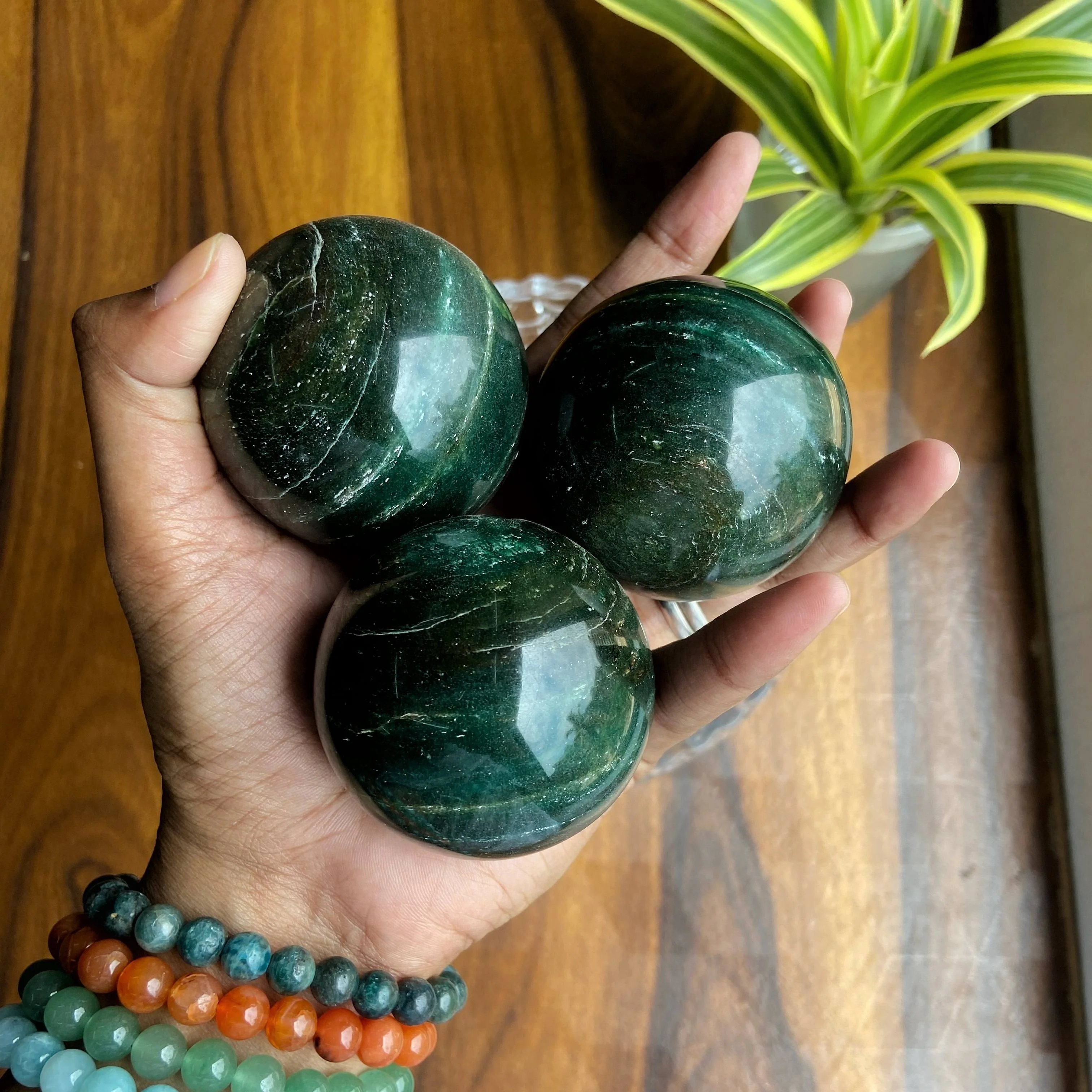 Indian Green Jade Sphere | Luck & Prosperity - Image 2