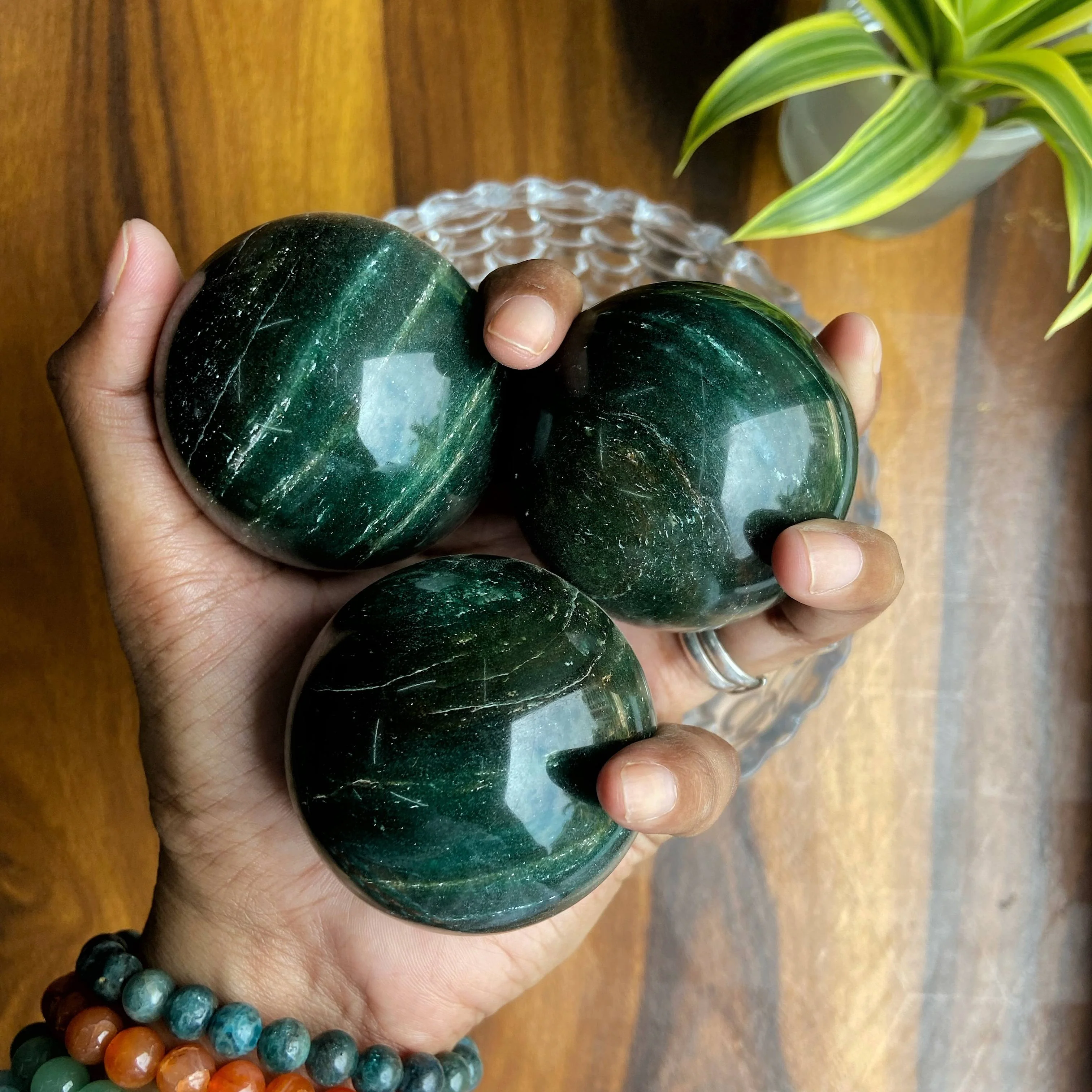 Indian Green Jade Sphere | Luck & Prosperity - Image 3