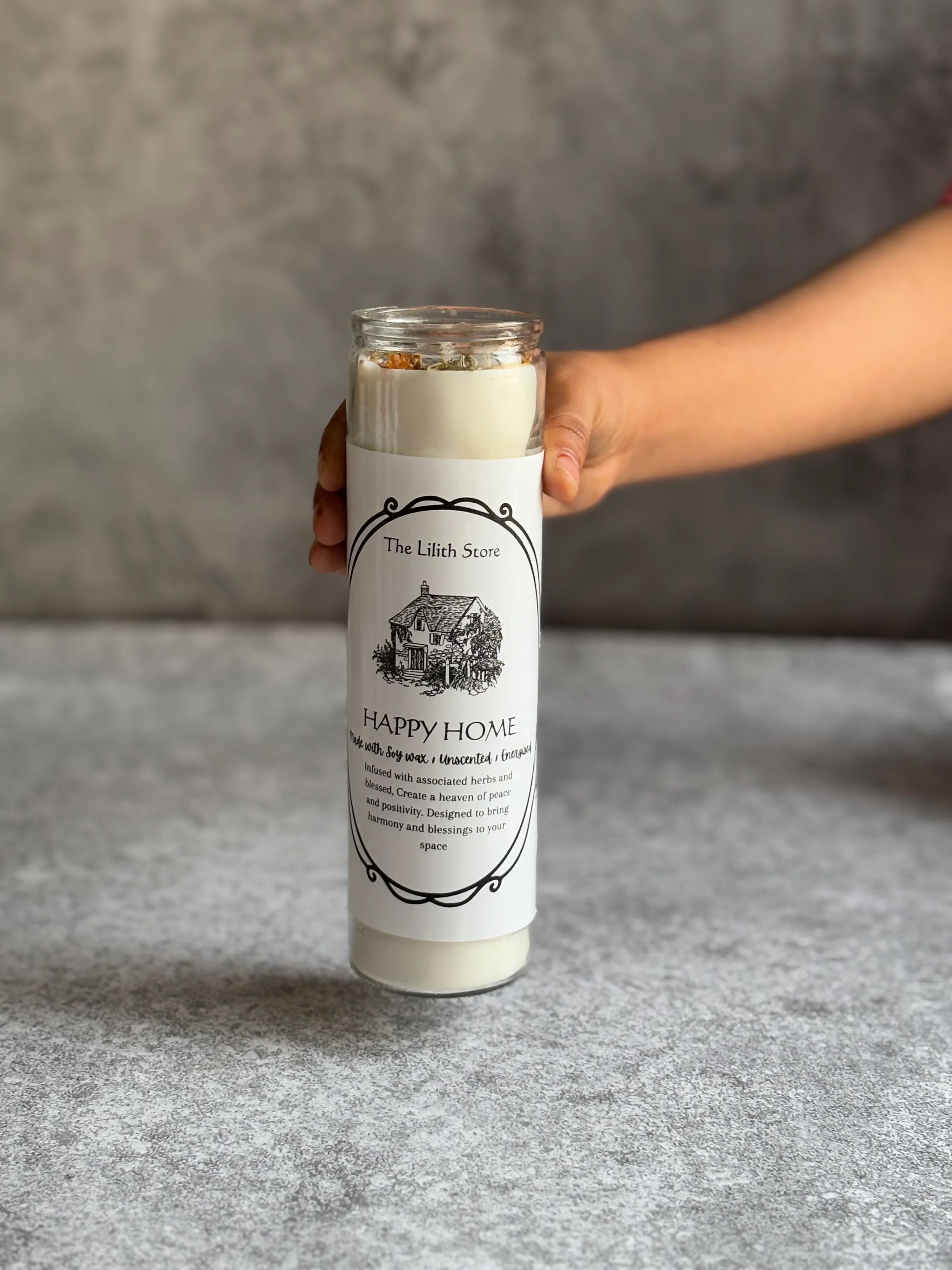 Happy Home Prayer Jar - 7 Day Consecutive Working Candle - Image 3