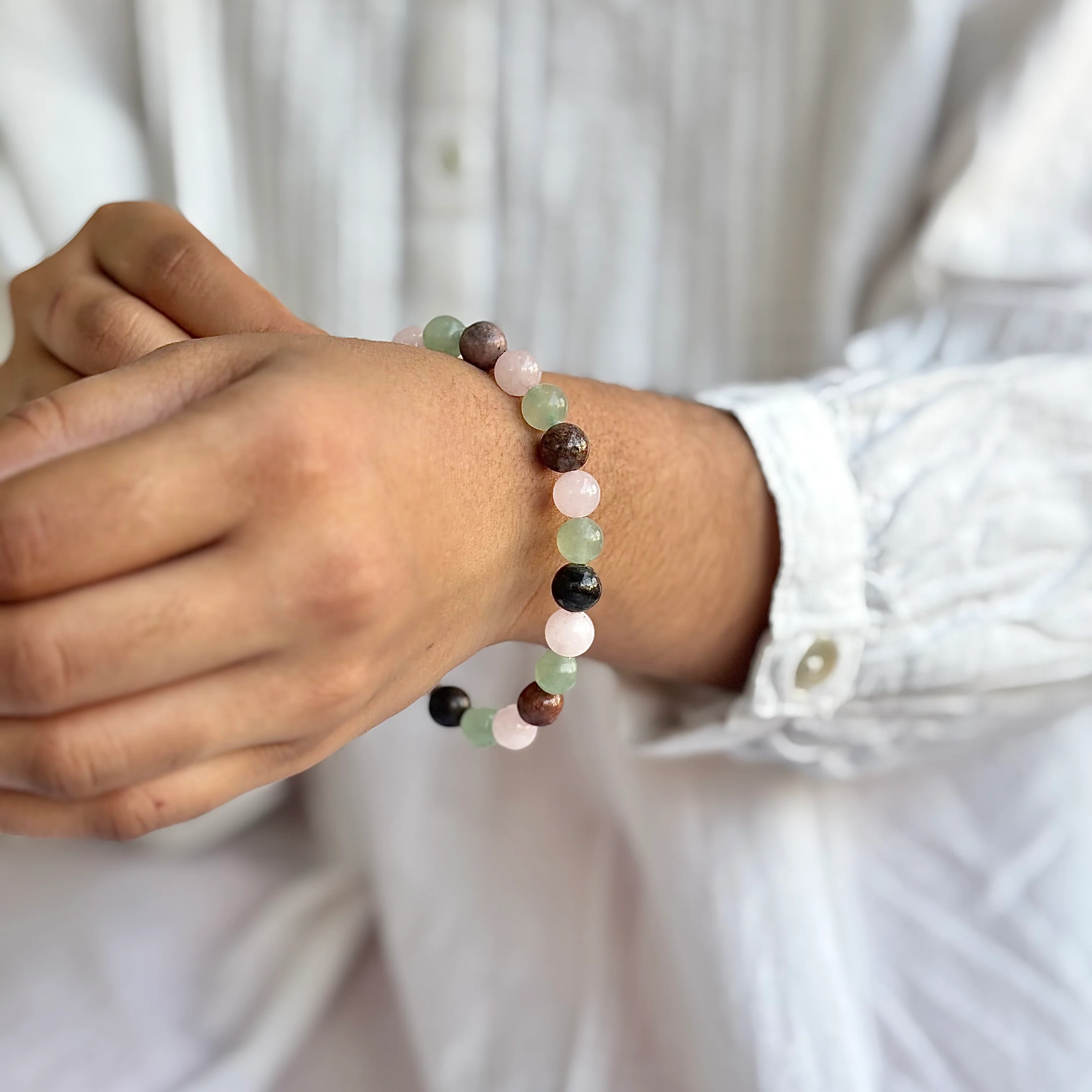 Heart Chakra - 8mm Bead Bracelet - Image 2