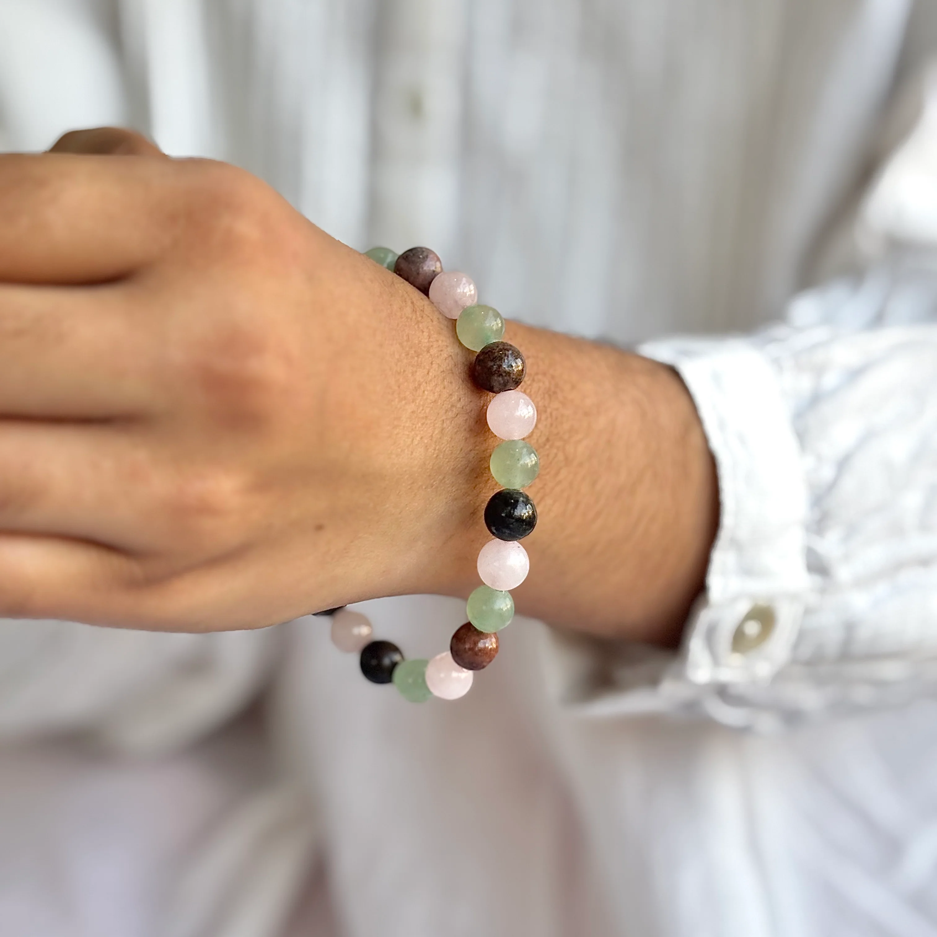 Heart Chakra - 8mm Bead Bracelet - Image 3