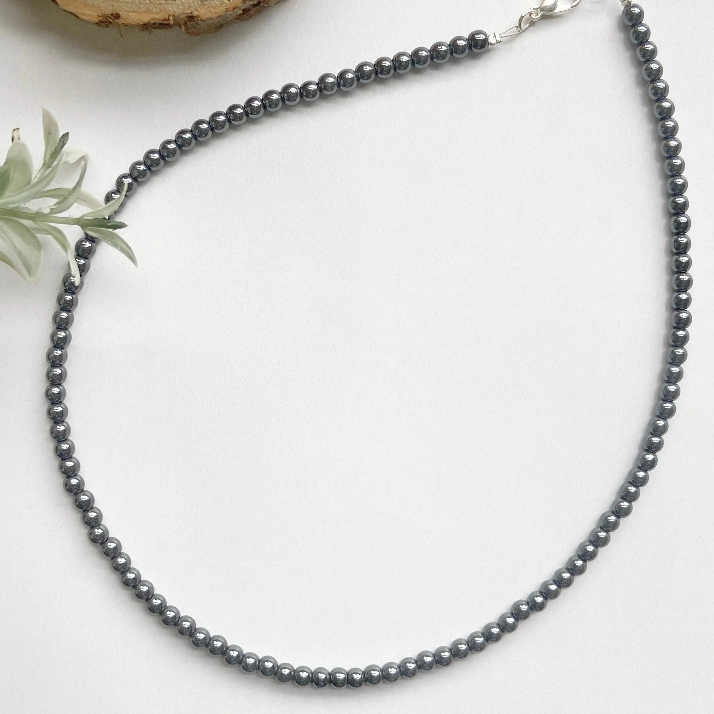 Hematite mini beads Necklace - Image 2