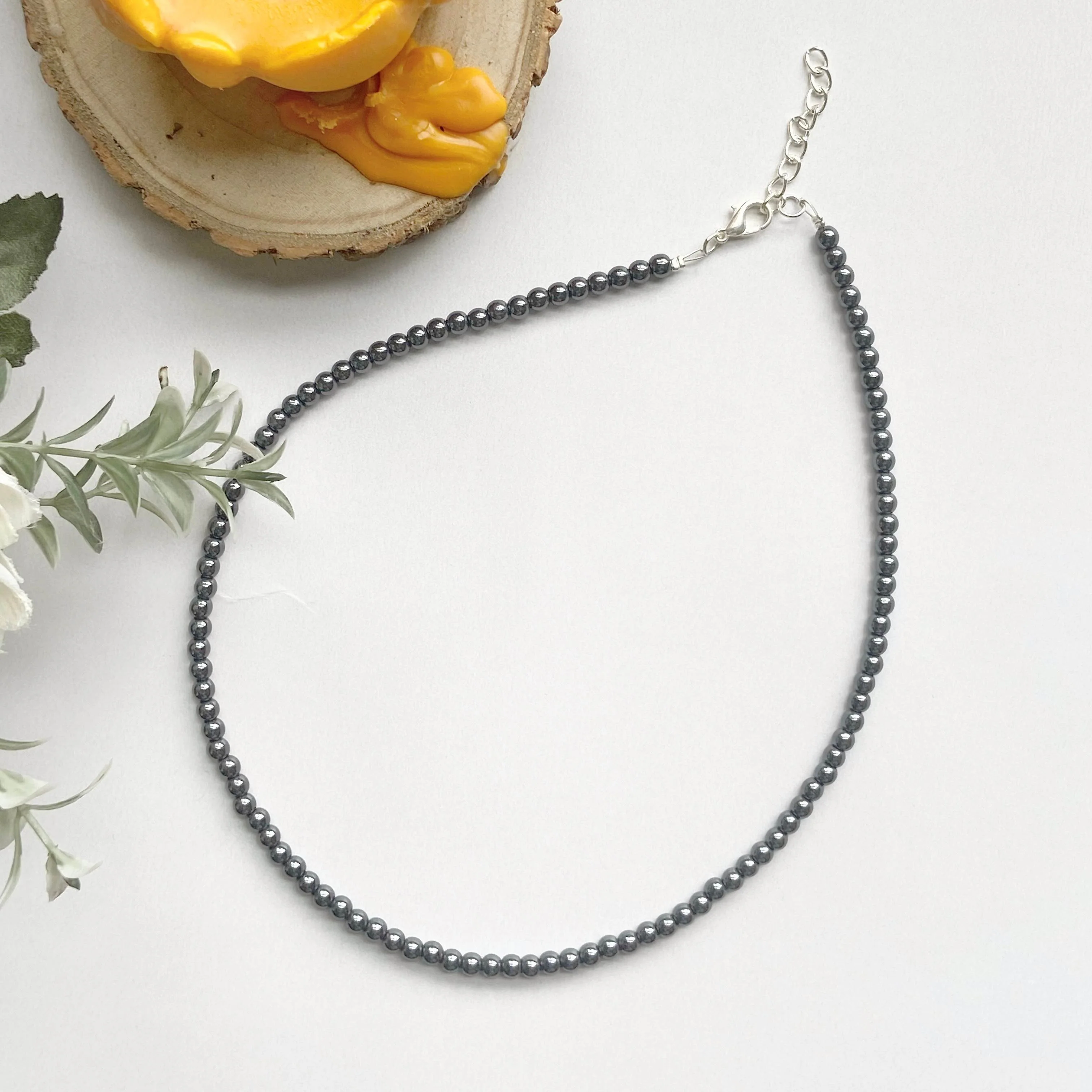 Hematite mini beads Necklace - Image 3