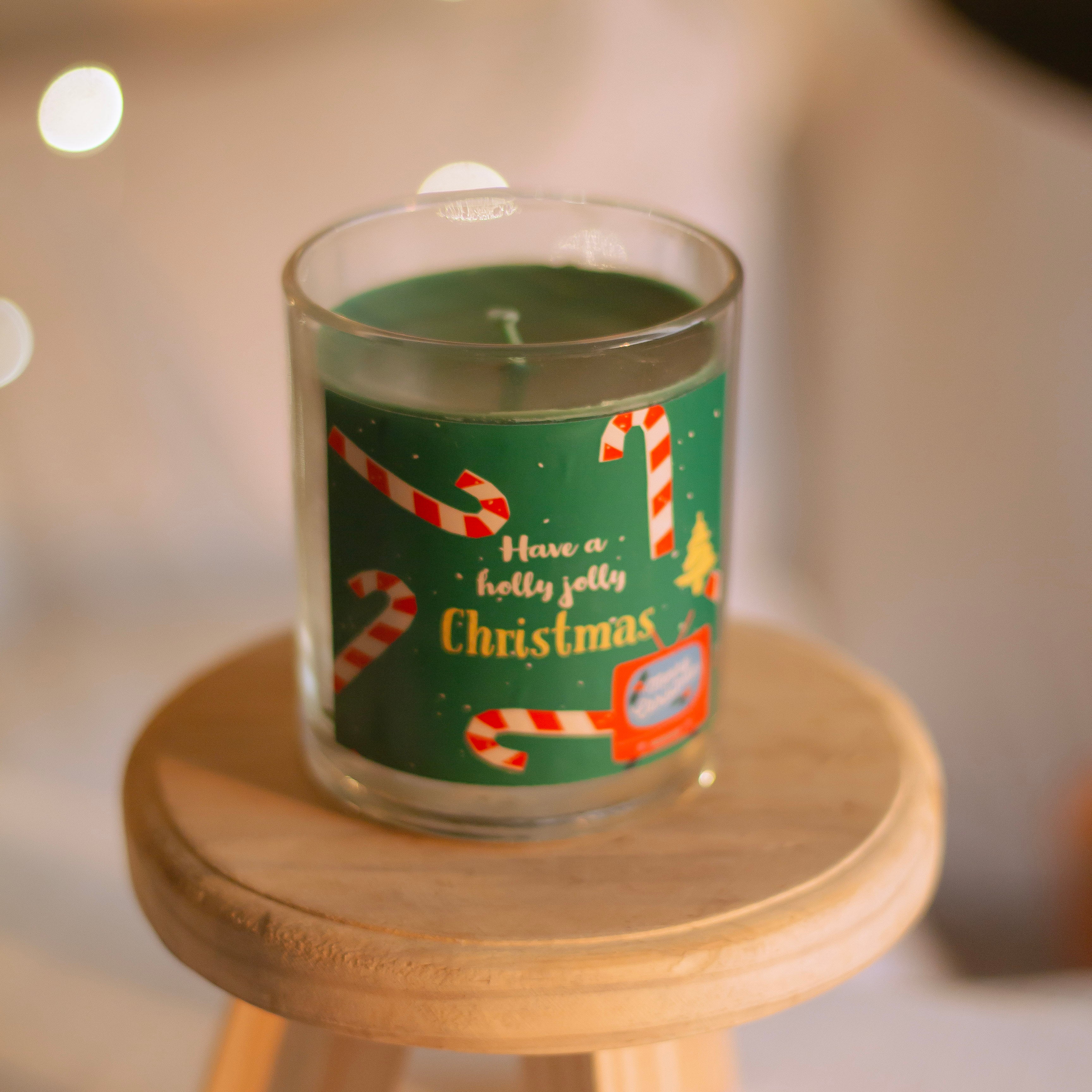 Holly Jolly Christmas Soy Candle - Image 3
