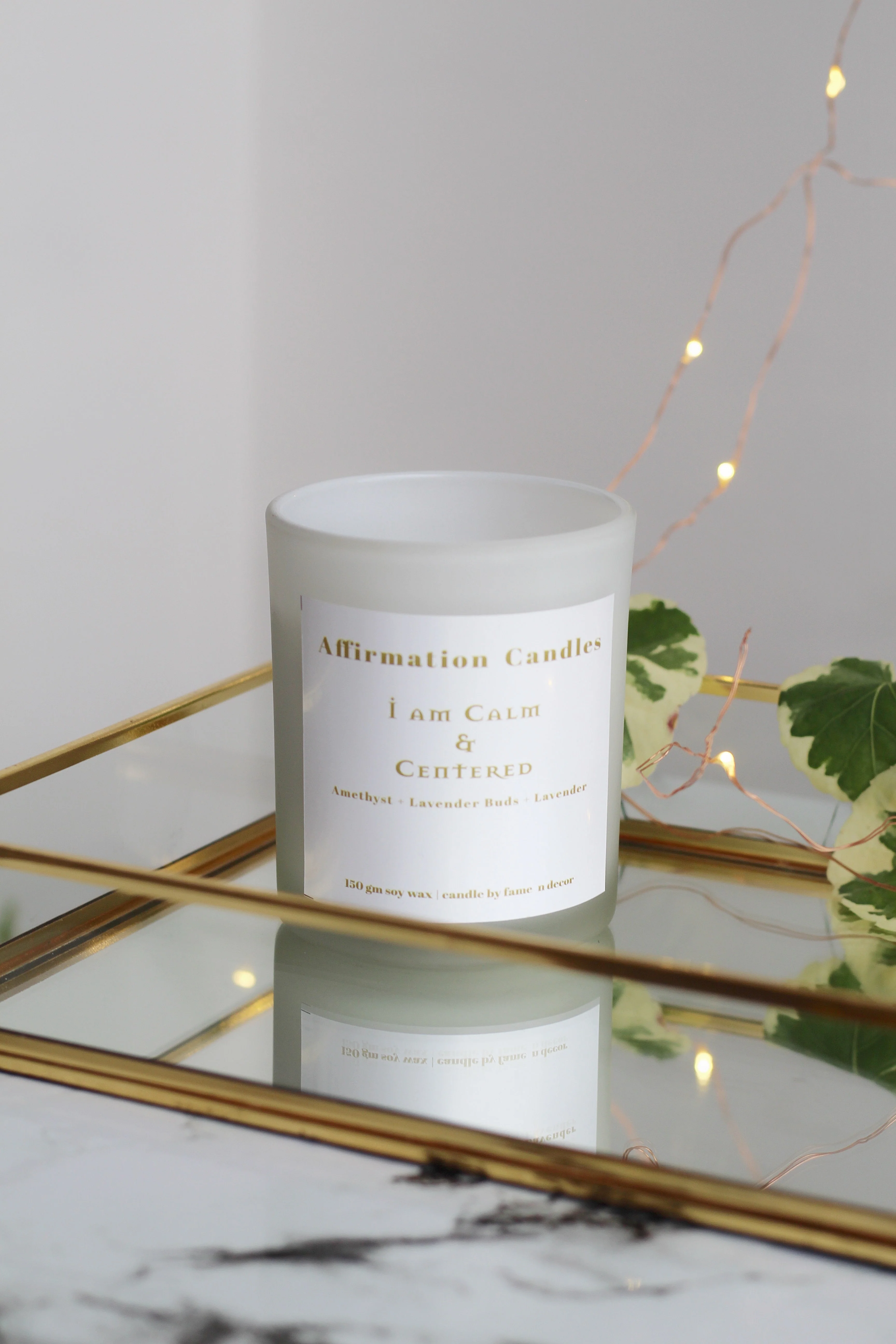 I am Calm & Centered | Soy Candle - Image 3