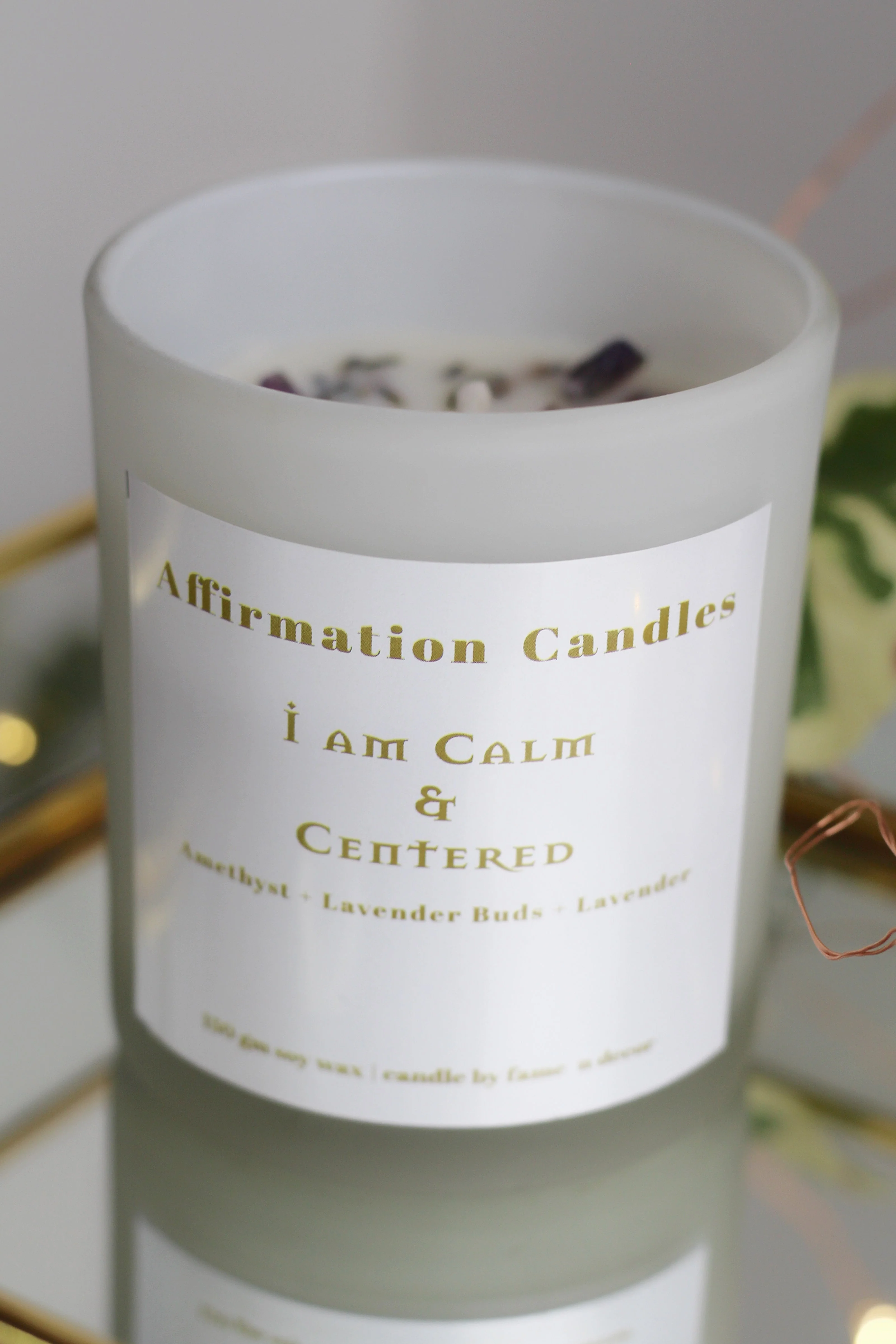 I am Calm & Centered | Soy Candle - Image 4