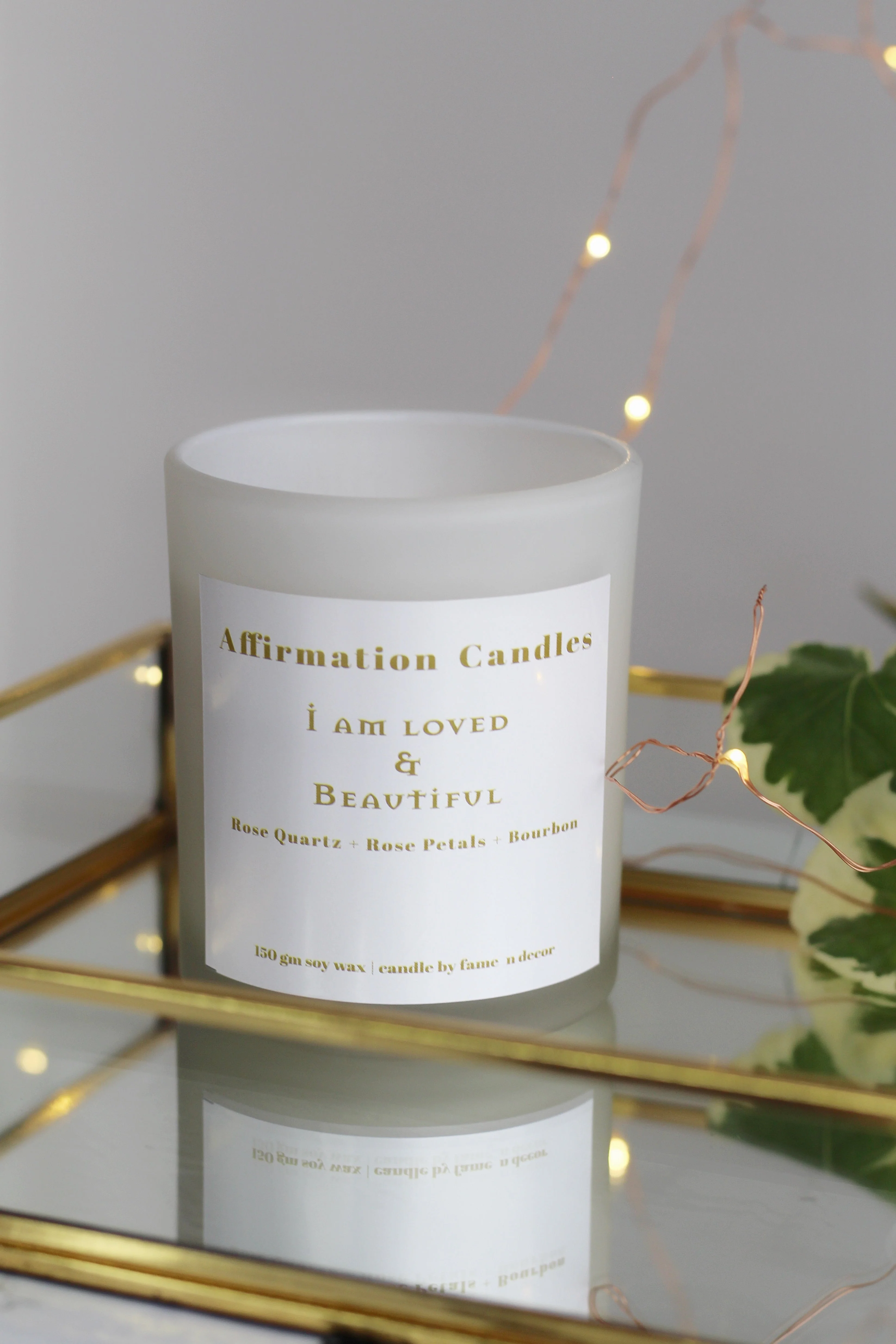 I am Loved & Beautiful | Soy Candle - Image 2