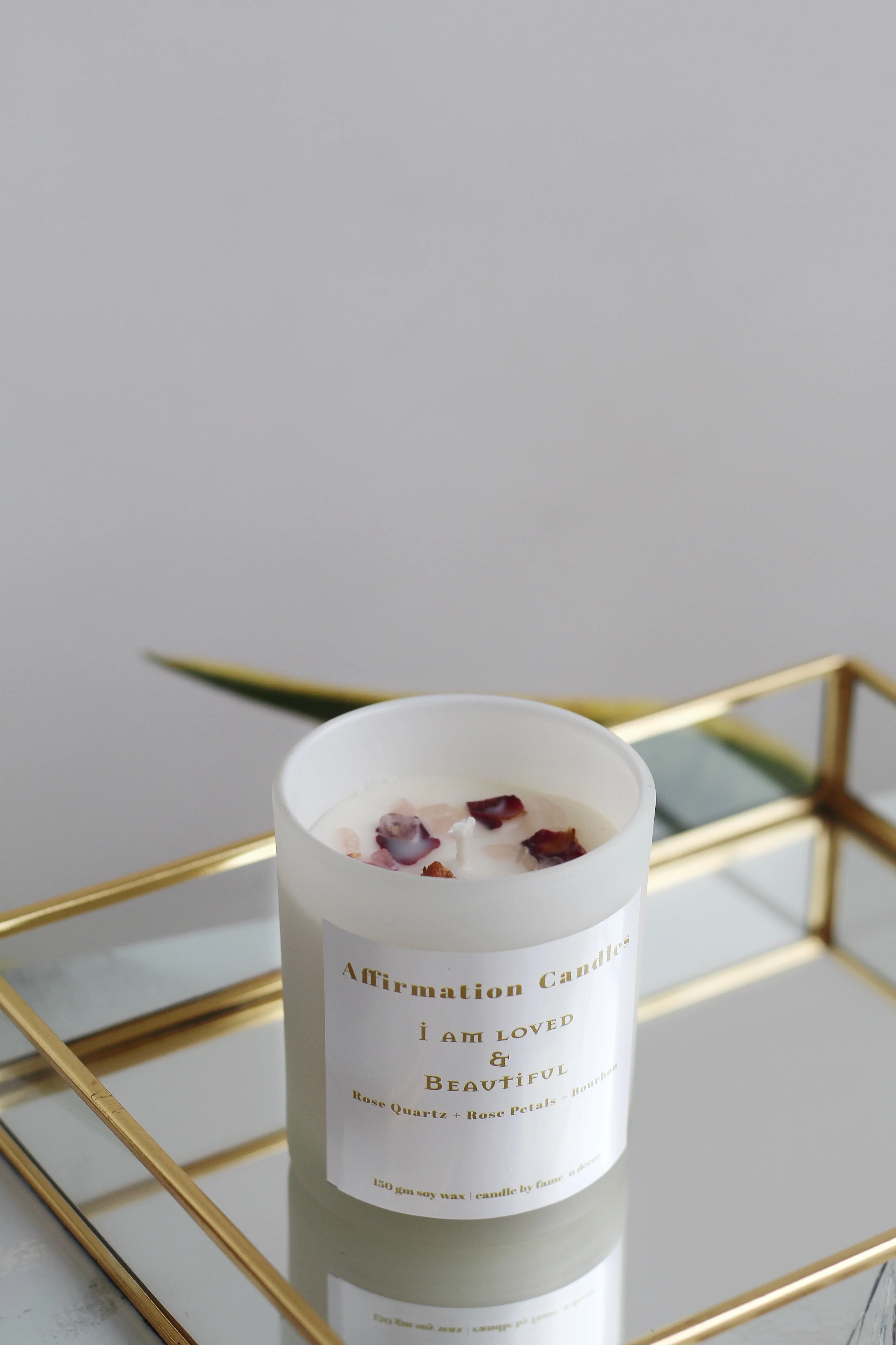I am Loved & Beautiful | Soy Candle - Image 3