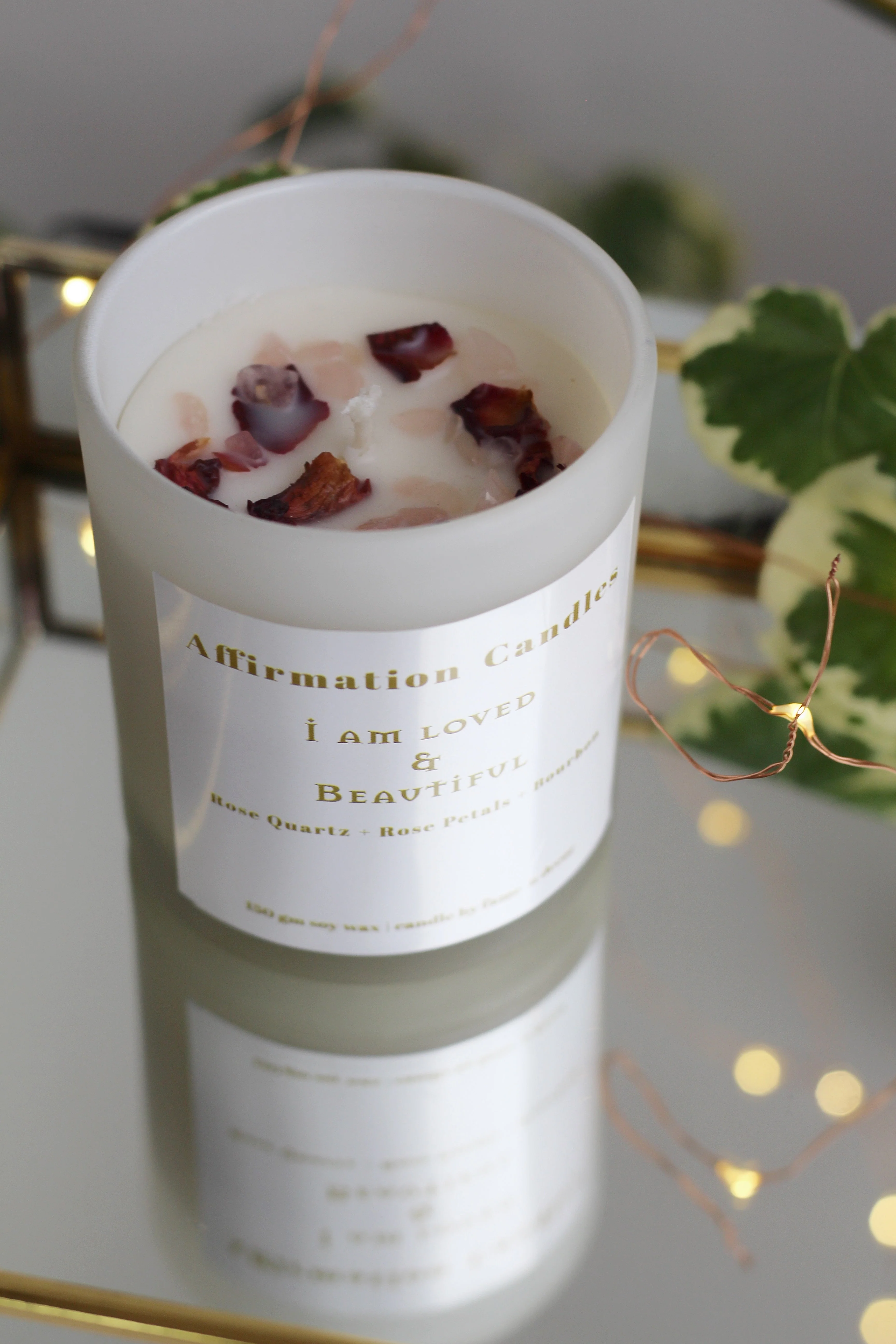 I am Loved & Beautiful | Soy Candle - Image 5