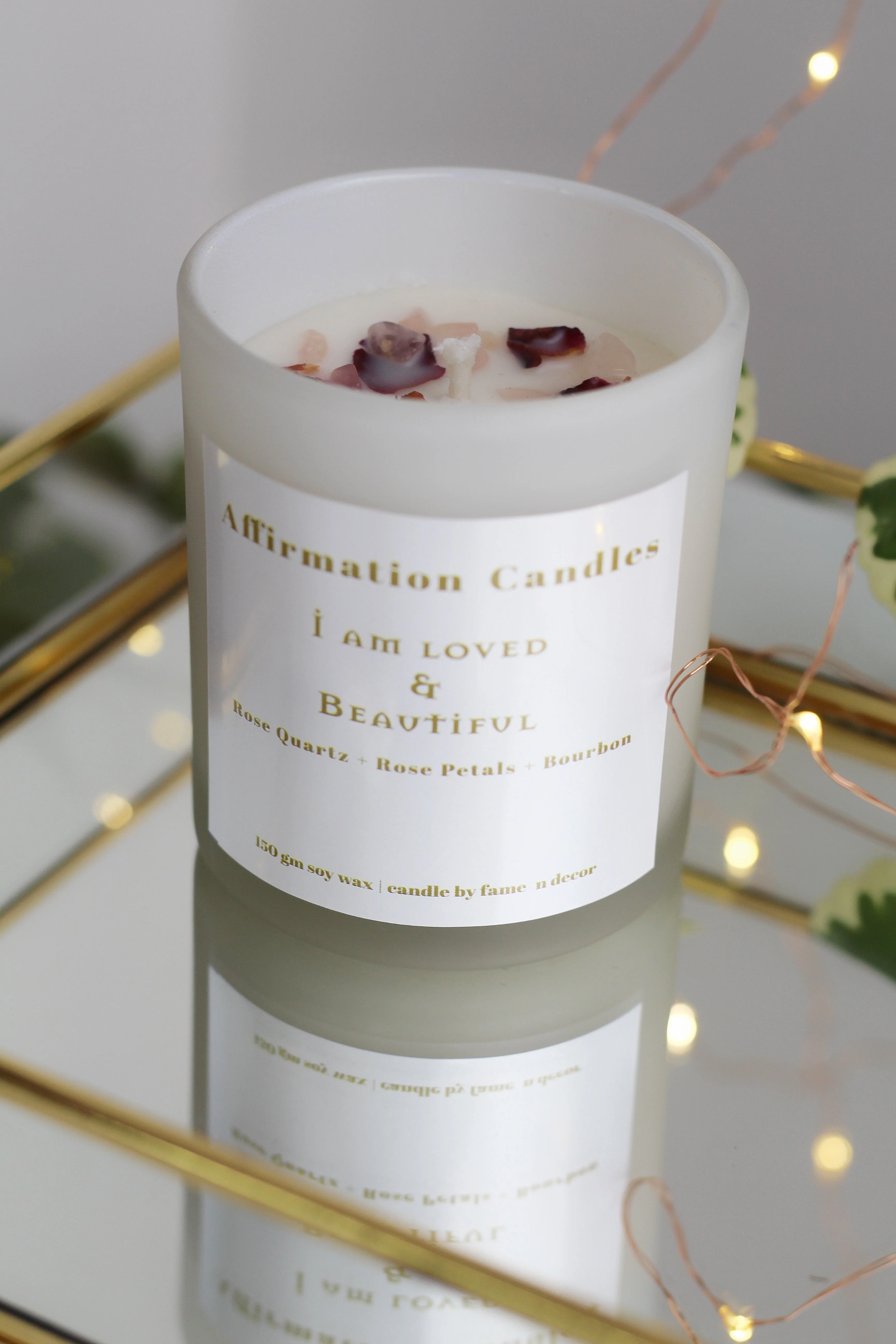 I am Loved & Beautiful | Soy Candle - Image 6