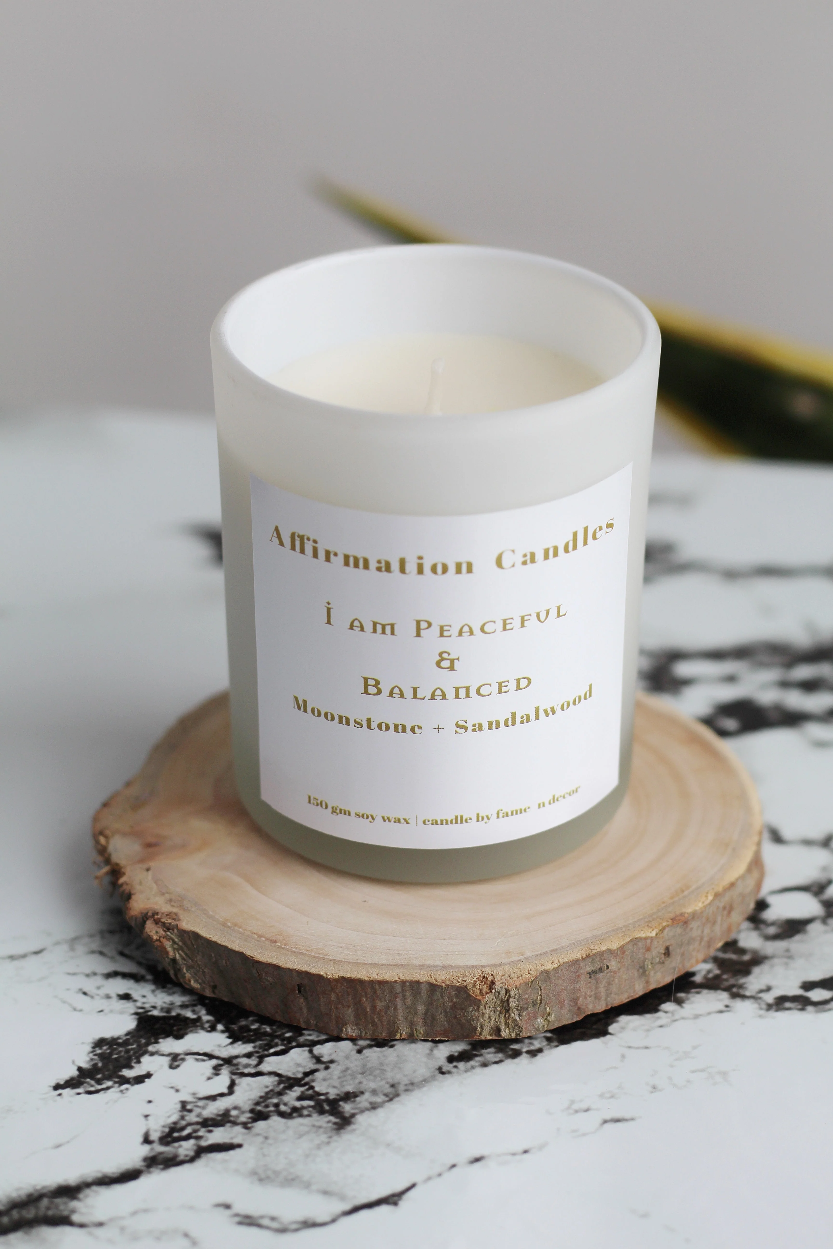 I am Peaceful & Balanced | Soy Candle - Image 3