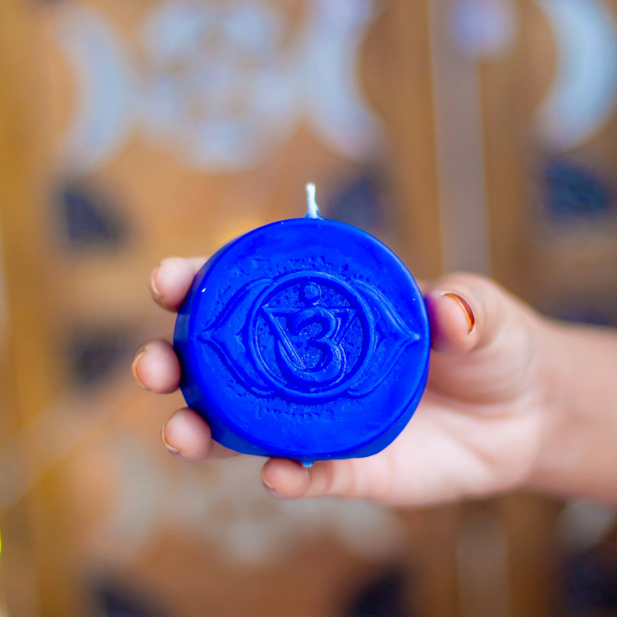 Indigo Third eye Decorative Candle - Pack of 1 | Soy Wax