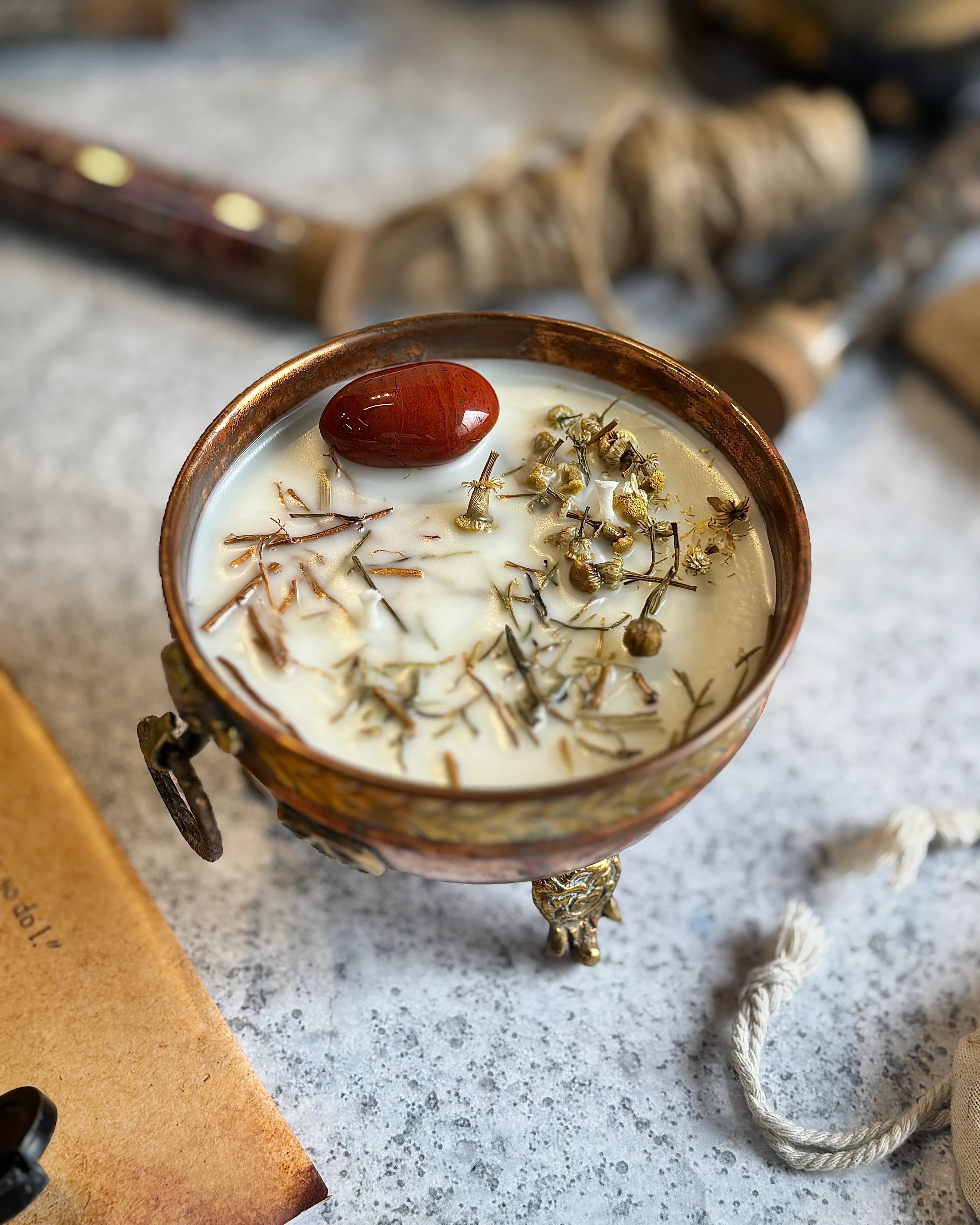 Ground & Centre Ritual Candle - Image 3