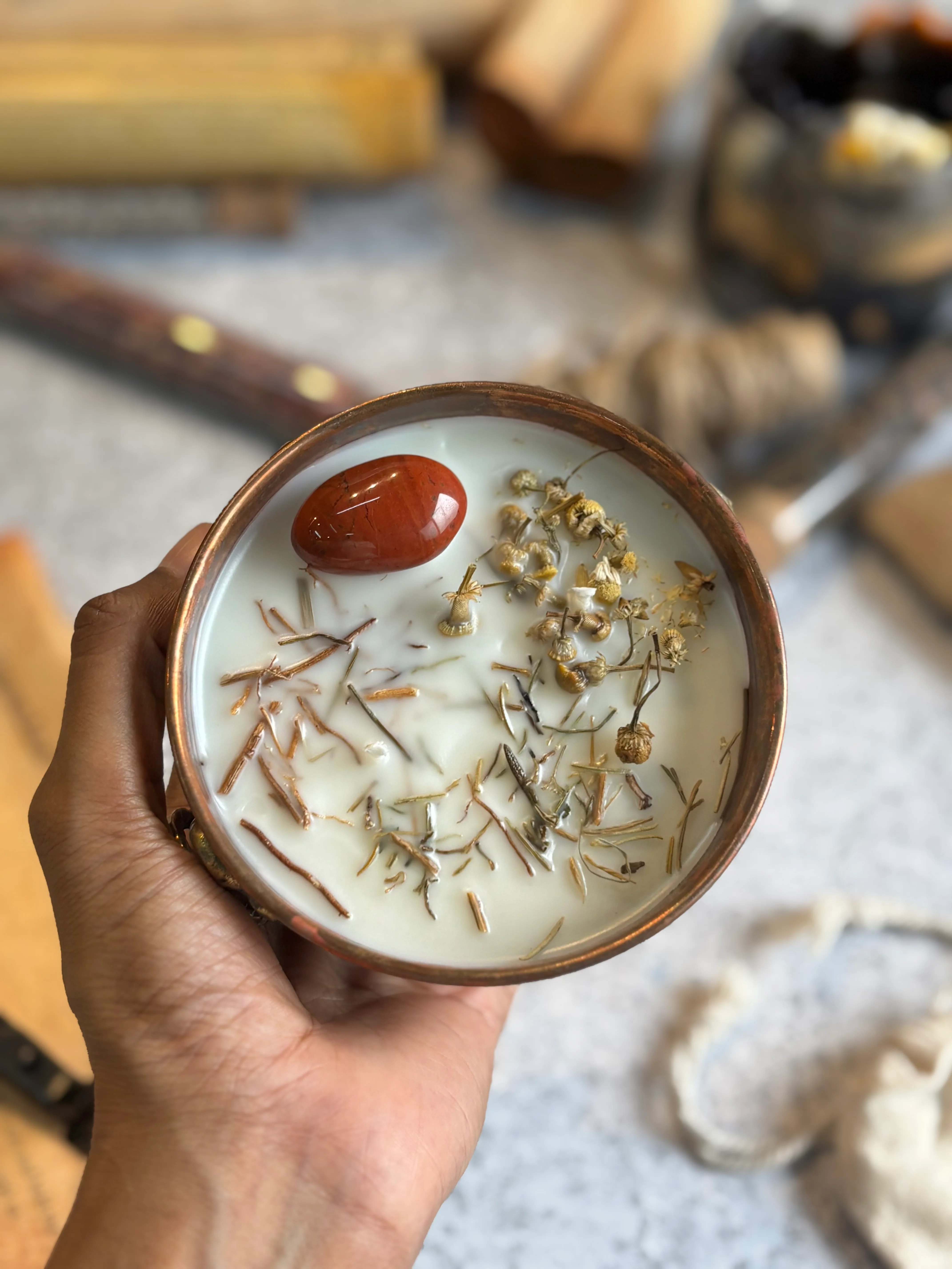 Ground & Centre Ritual Candle - Image 4
