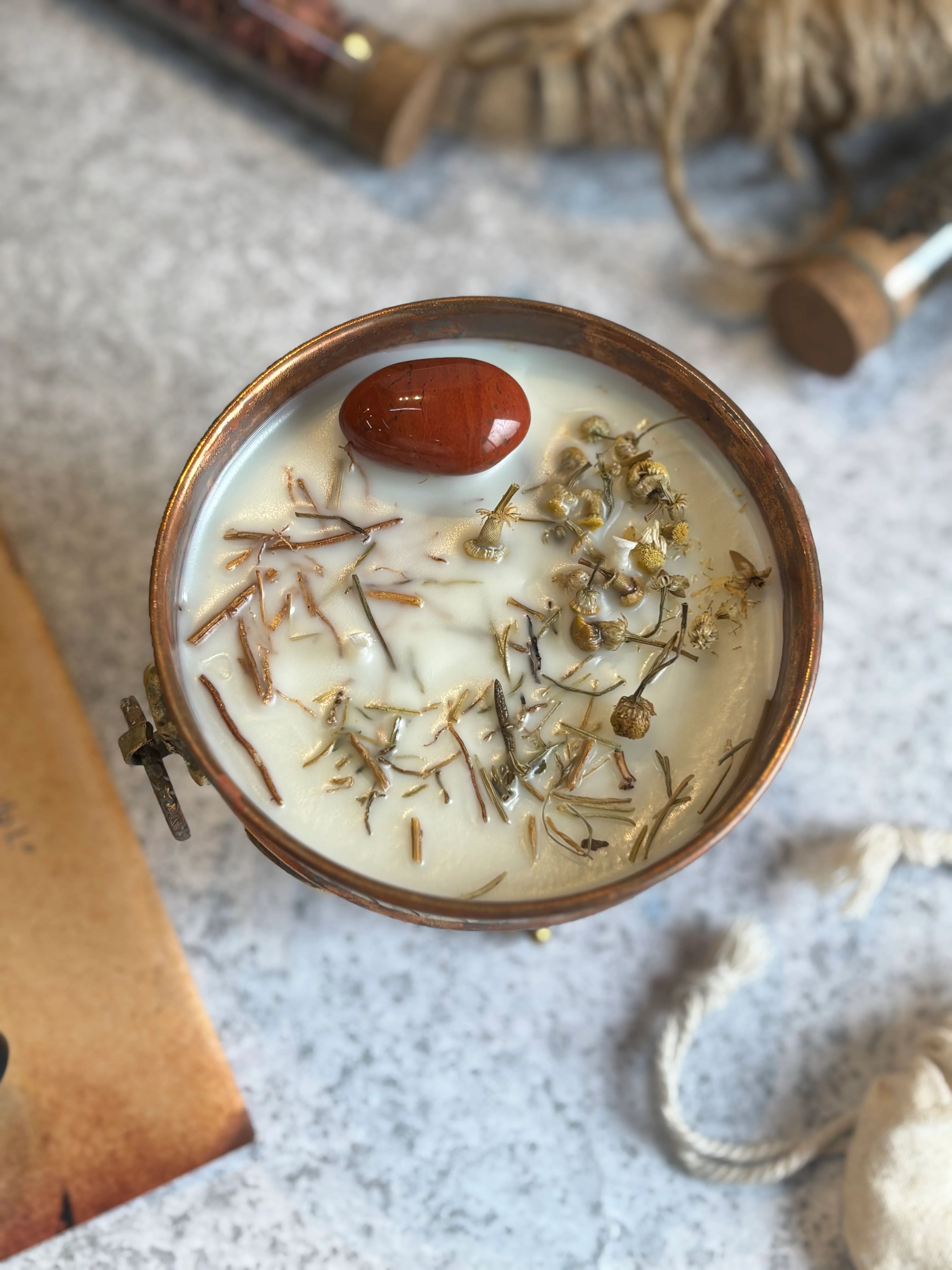 Ground & Centre Ritual Candle - Image 6