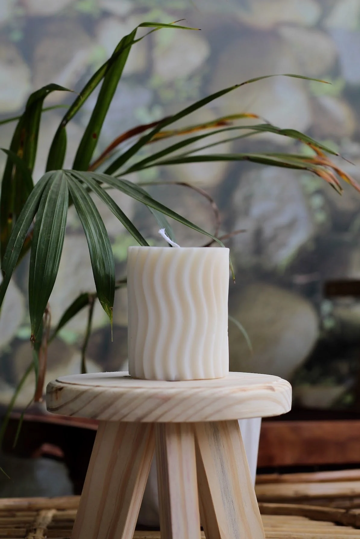 Irregula Pillar Soy Candle Set Of 3 - Image 2