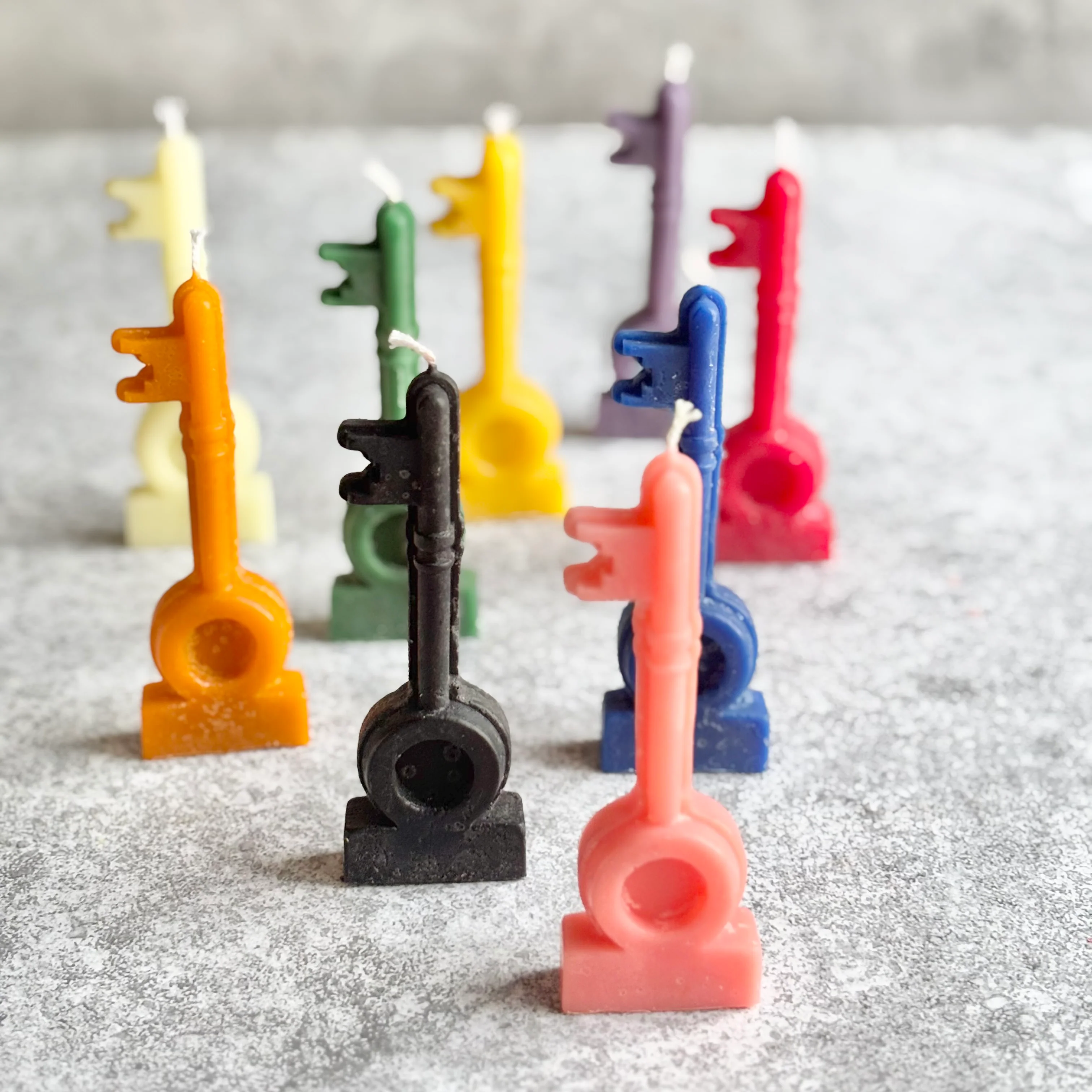 Key Figurine Beeswax Candle | Colour Option Available - Image 2