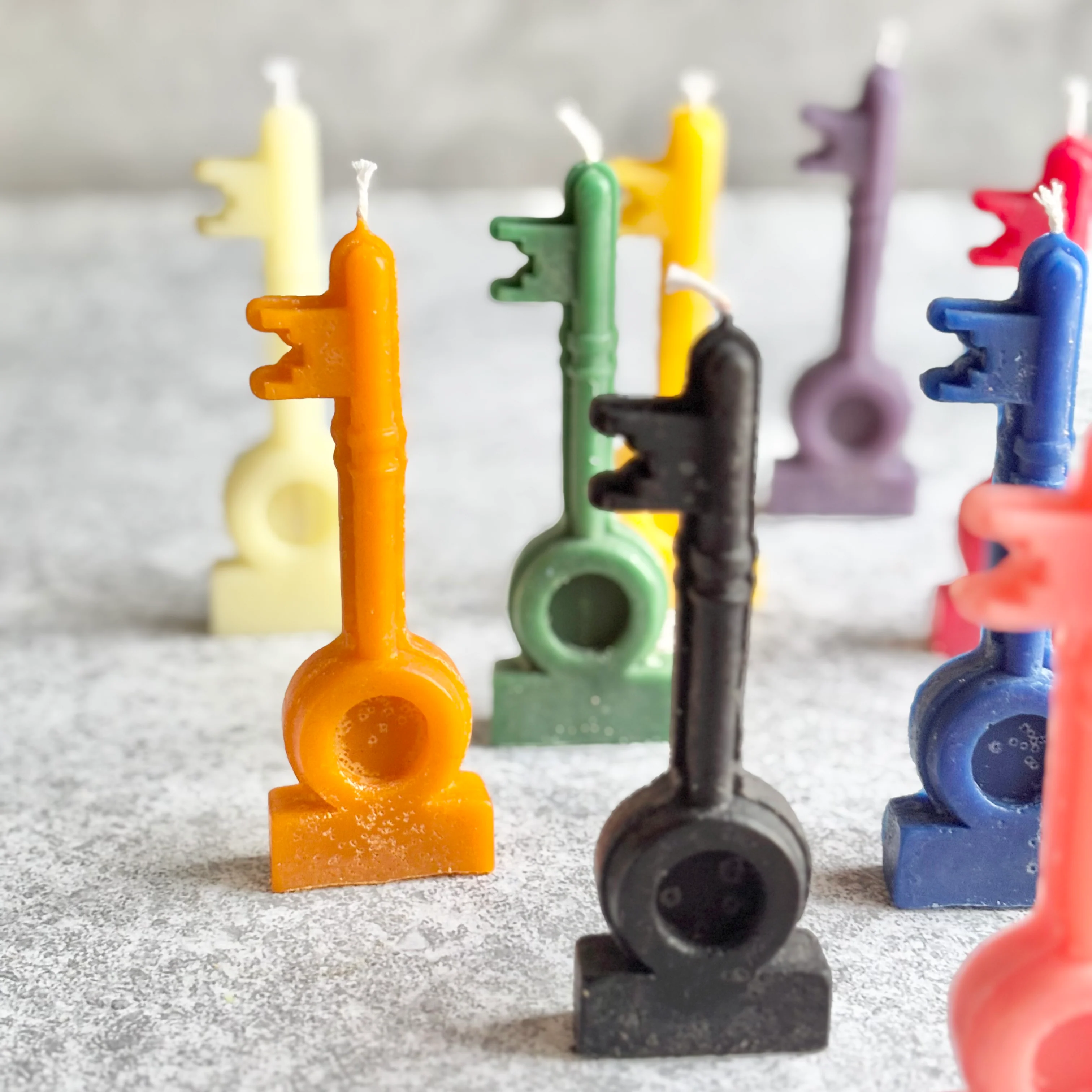 Key Figurine Beeswax Candle | Colour Option Available - Image 3