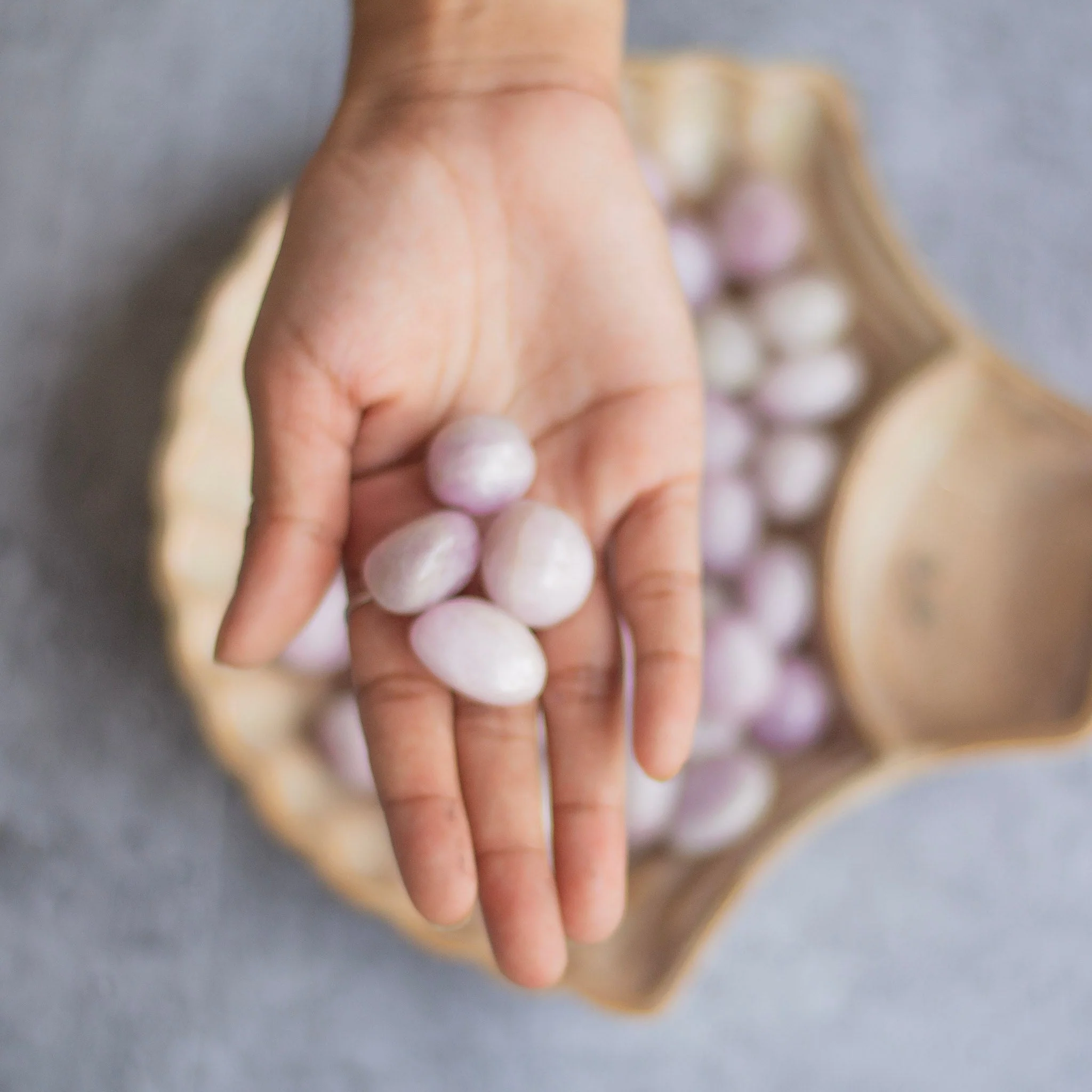 Kunzite Tumble Stone | Encourage Kindness - Image 3