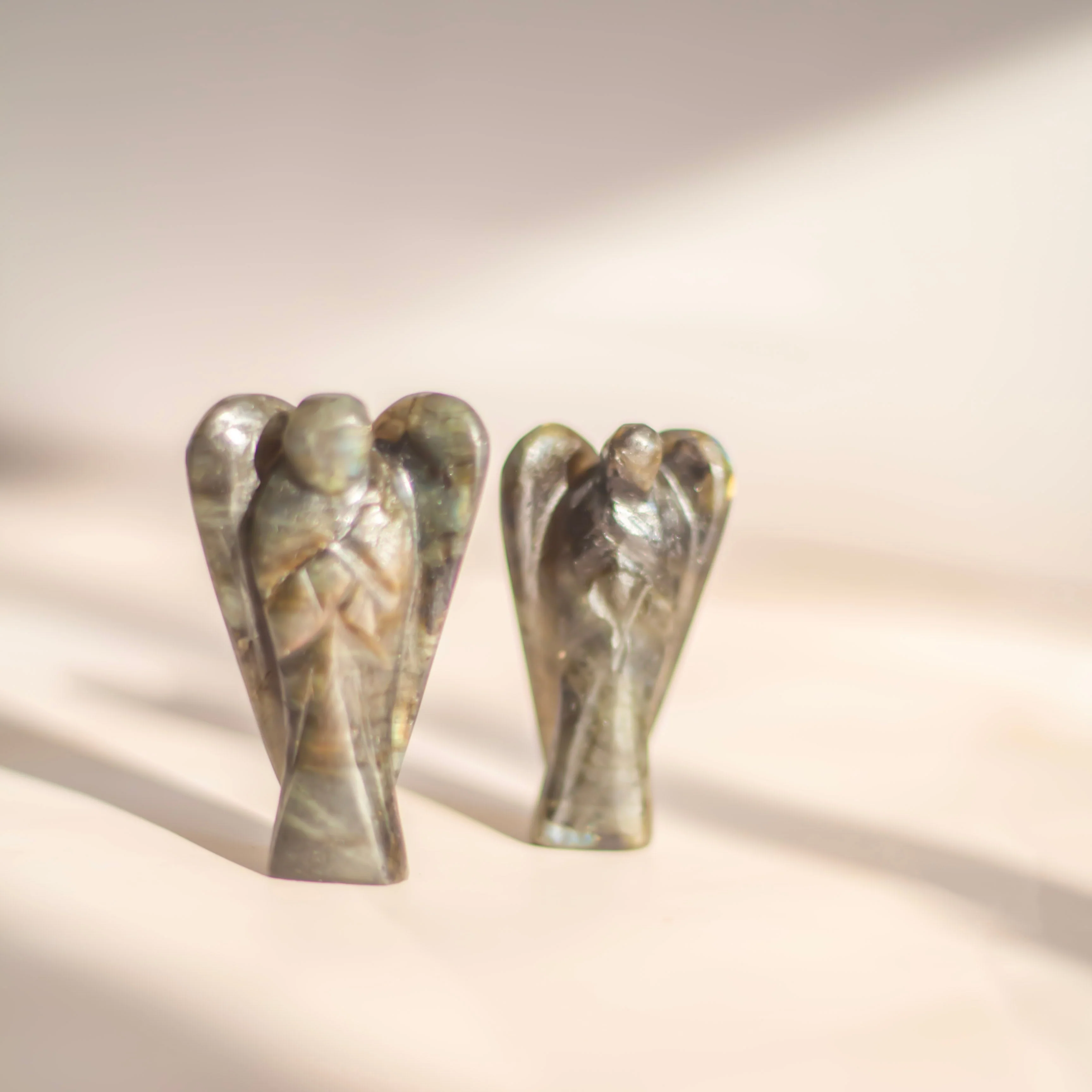 Labradorite Angel Carving | Promotes Spiritual Growth - Image 3