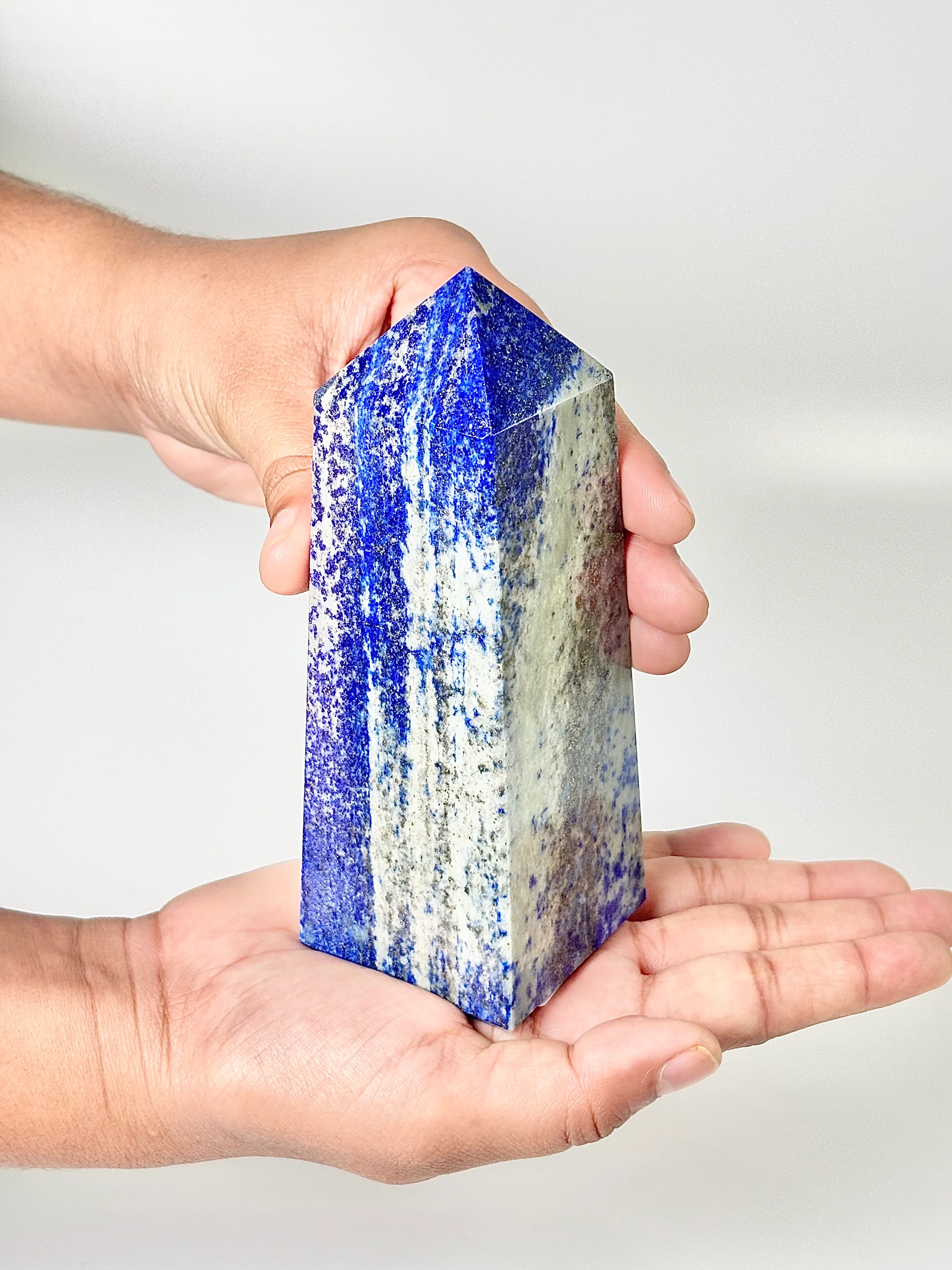 Four Facet Lapis Lazuli Tower – 600g - Truth, Wisdom & Inner Power - Image 4