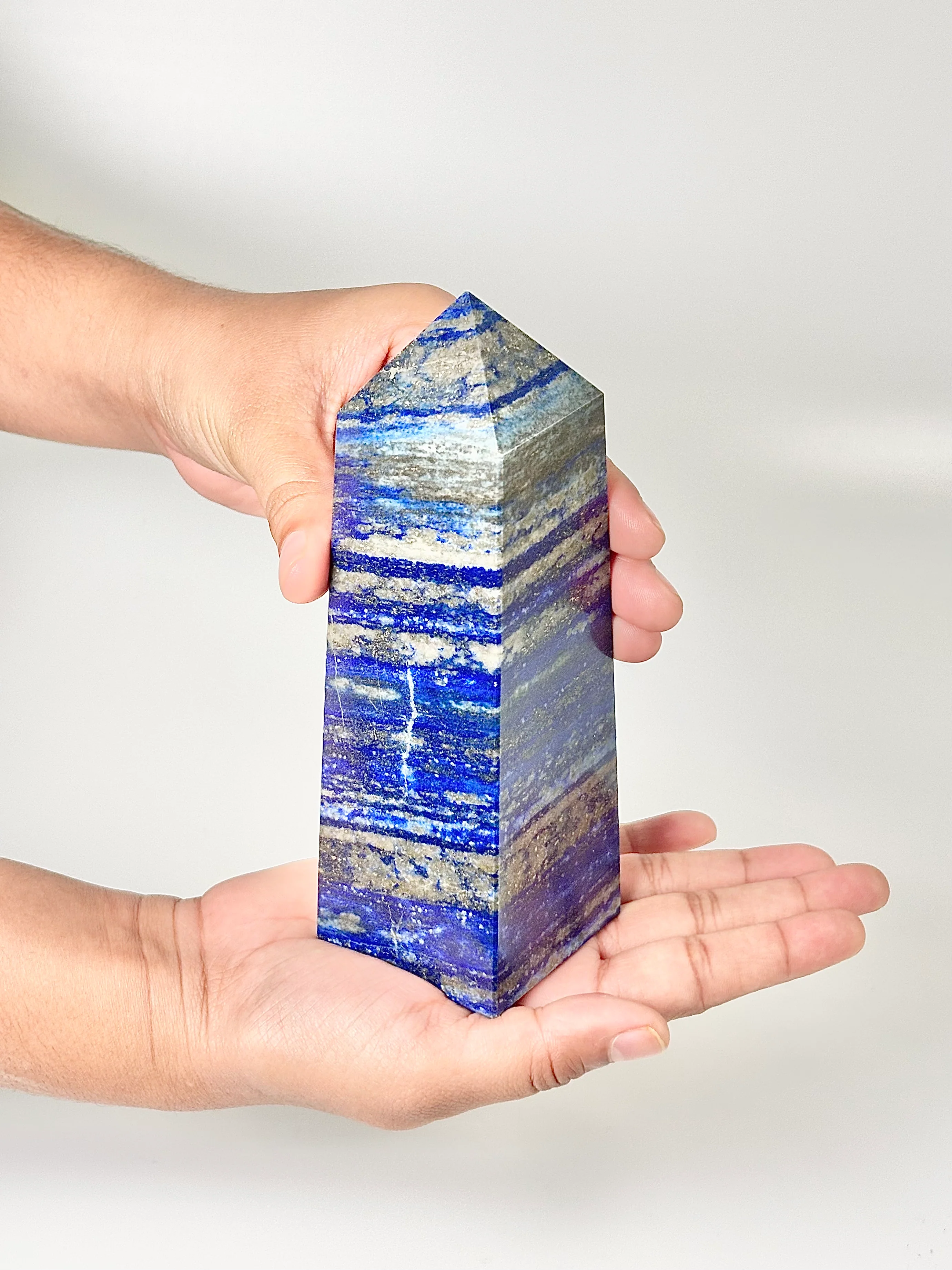 Four Facet Lapis Lazuli Tower – 800g - Truth, Wisdom & Inner Power - Image 3