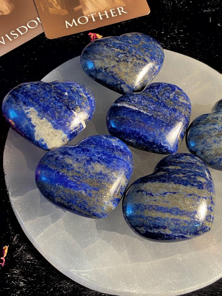 Lapis Lazuli Heart - 1 Pc | Mental Peace and Communication - Image 3