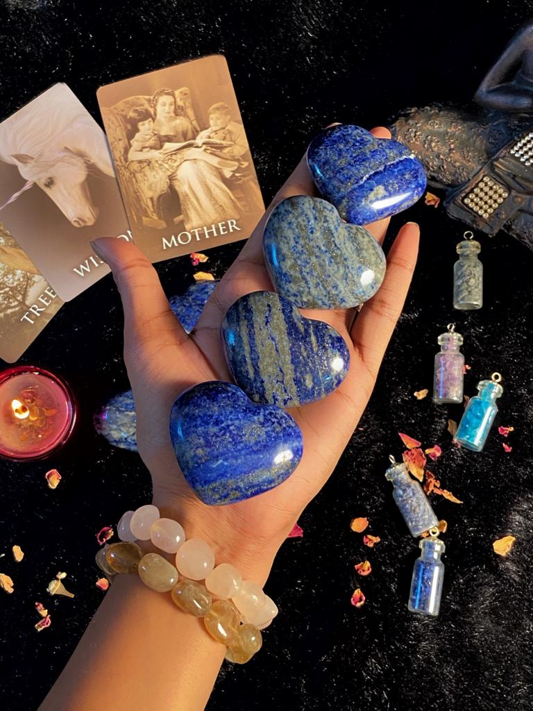 Lapis Lazuli Heart - 1 Pc | Mental Peace and Communication - Image 4